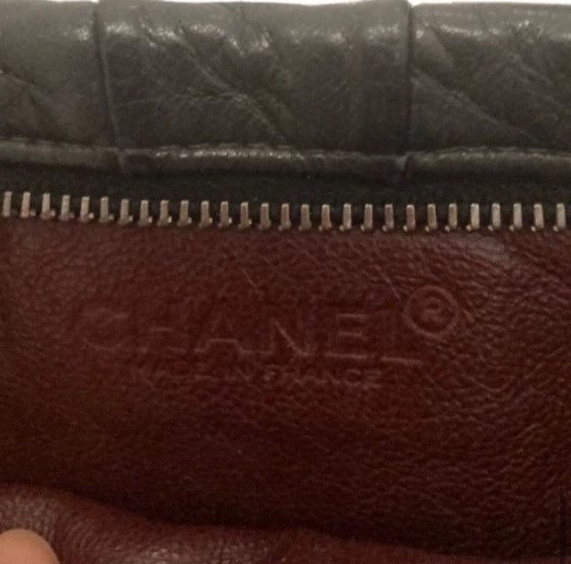 Chanel 2002 Chanel Lambskin Leather Clutch Purse Bag Silver Chain Size ONE SIZE - 11 Thumbnail