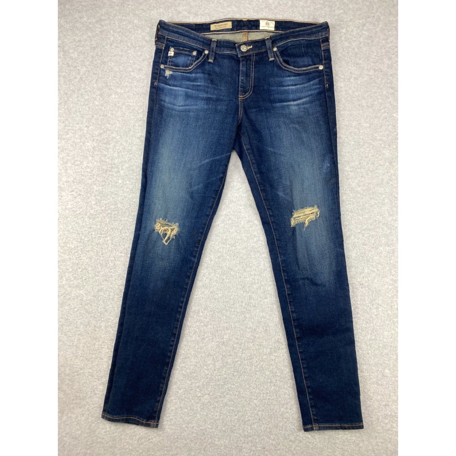 Vintage VINTAGE AG Adriano Goldschmied Jeans Womens 30 R The Legging Ankle Supper Skinny Blue Size 30" / US 8 / IT 44 - 2 Thumbnail