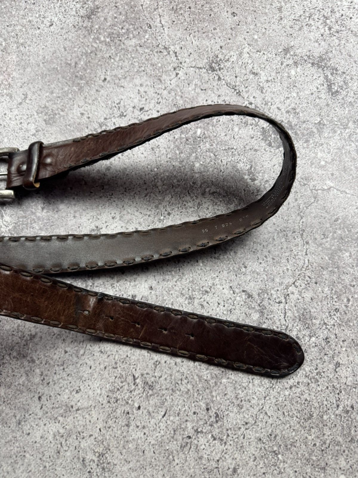 Japanese Brand 00’s NUMBER NINE STYLE BRAIDED LEATHER RARE Y2K BELT VINTAGE Size ONE SIZE - 8 Thumbnail