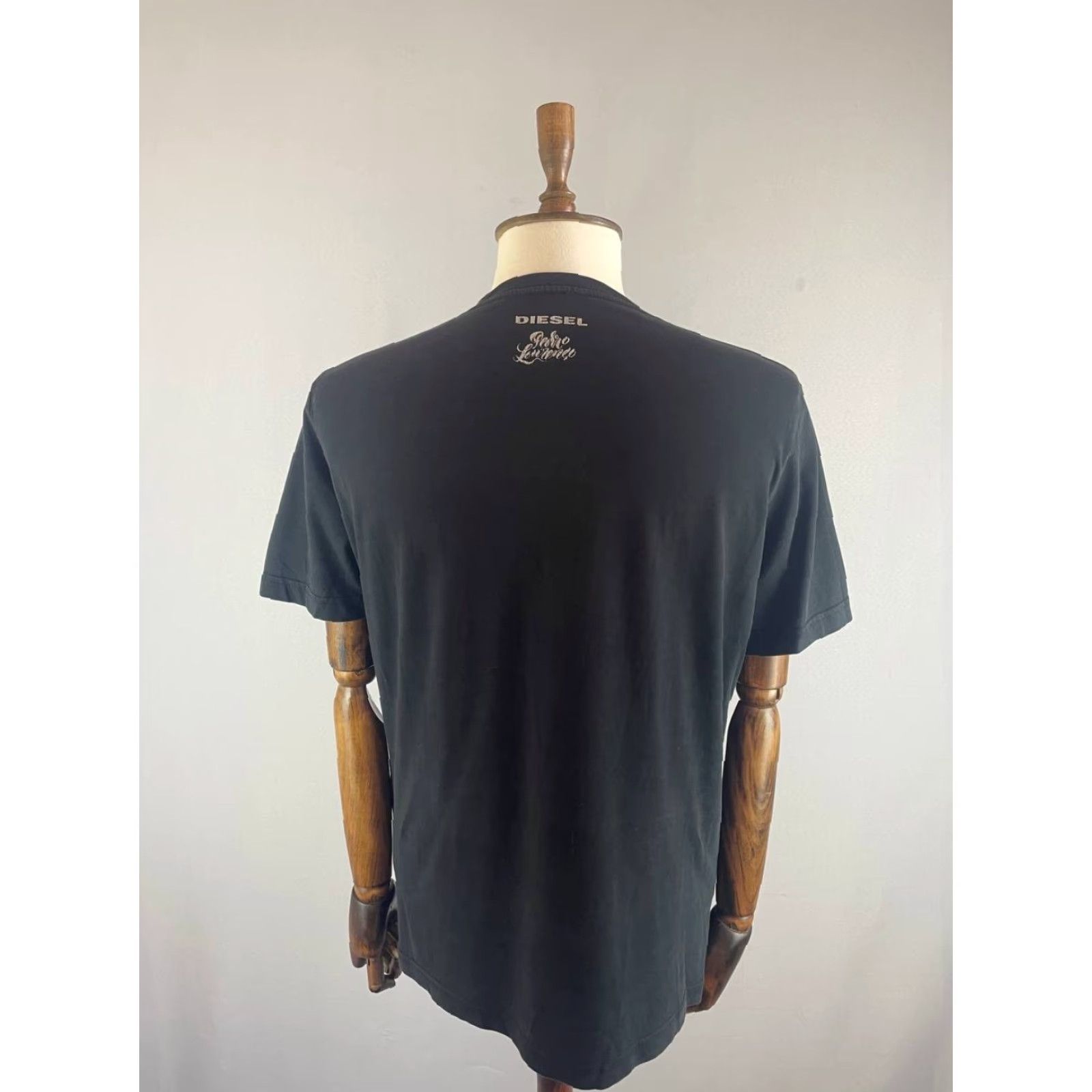 Diesel Diesel T-Shirt Mens Logo Graphic Print Cotton Crew Neck Short Sleeve Black Size L Size US L / EU 52-54 / 3 - 2 Thumbnail
