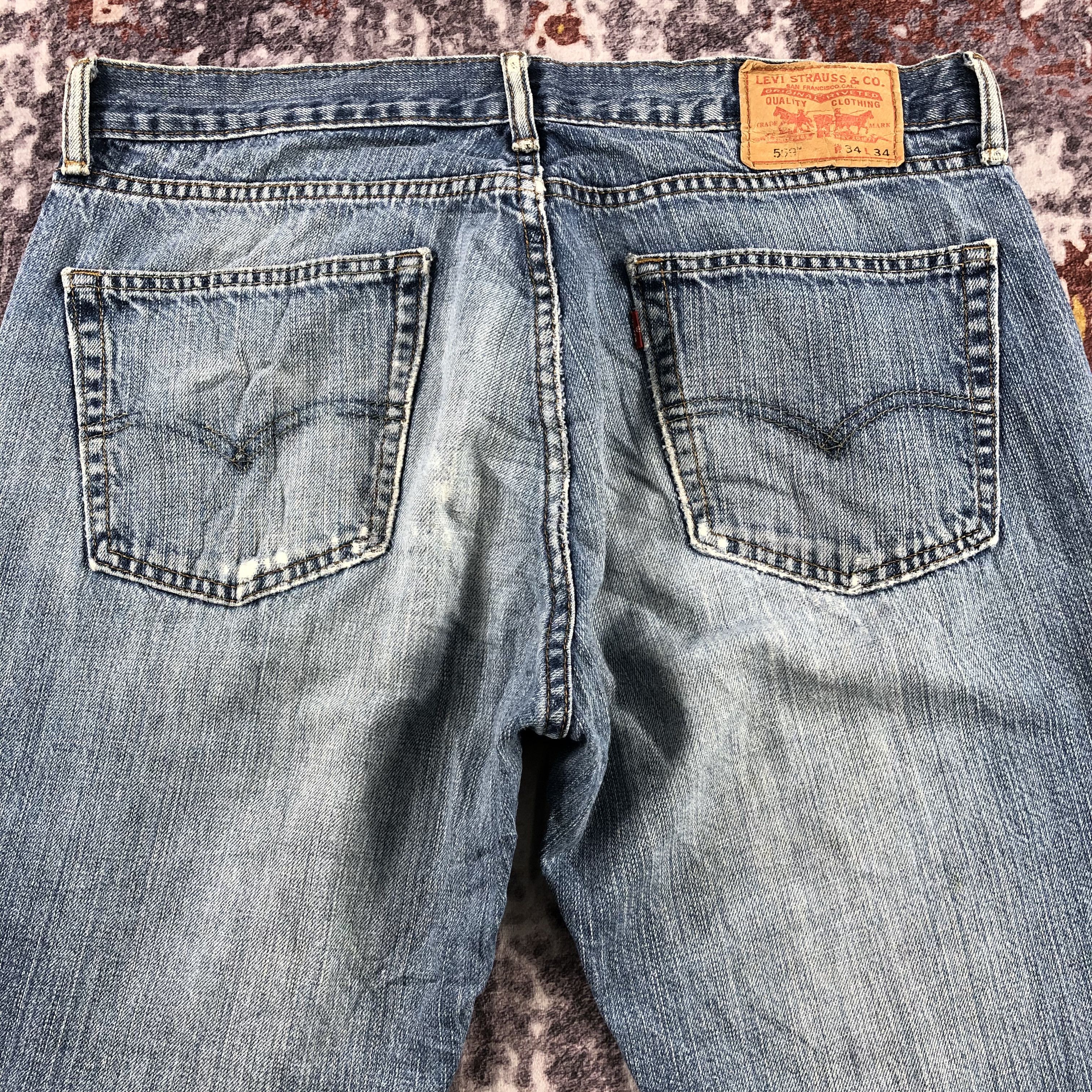 Levi's × Vintage Vintage Blue Wash Levis 559 Jeans-JM2988 Size US 35 - 5 Thumbnail