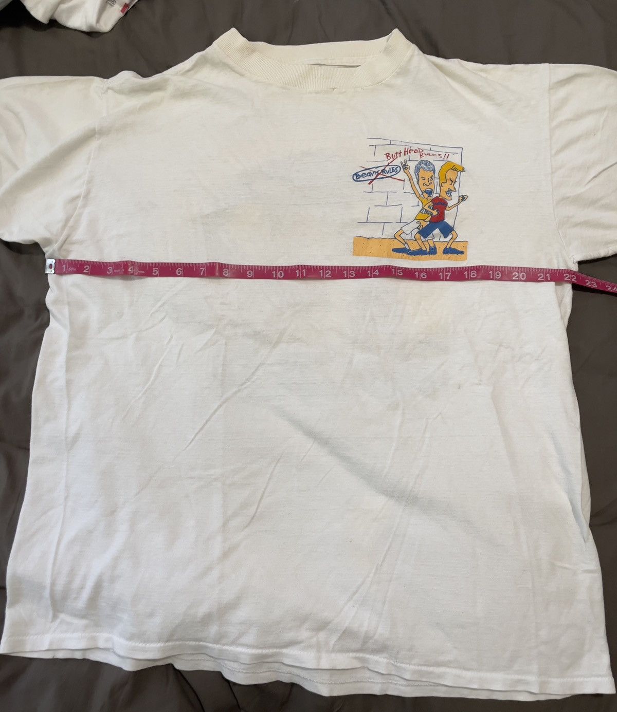 Cartoon Network Vintage Beavis And Butthead Tshirt Single Stitch Sz L Size US L / EU 52-54 / 3 - 5 Thumbnail