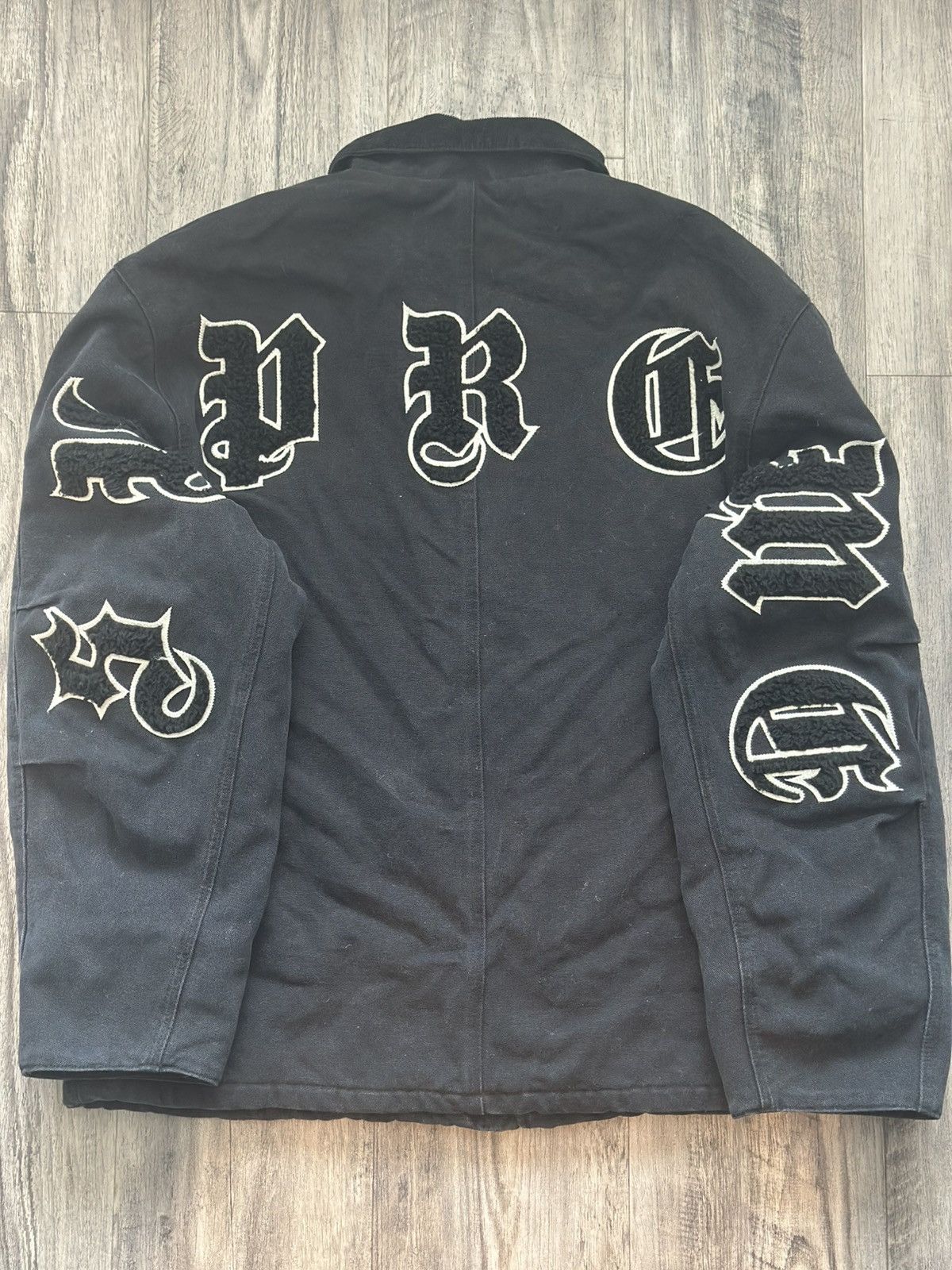 H*o様 未使用最安値！シュプリームSupreme Denim Jacket X 希少 22SS Supreme Inset Logo Denim Trucker Jacket M（Supreme