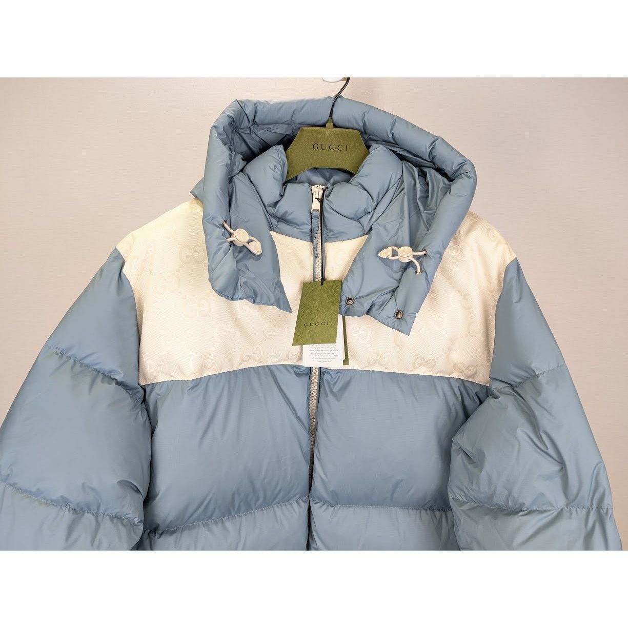 Gucci o1rshd1 Micro Nylon Ripstop Down Blouson Jacket in Blueish Size US L / EU 52-54 / 3 - 4 Thumbnail