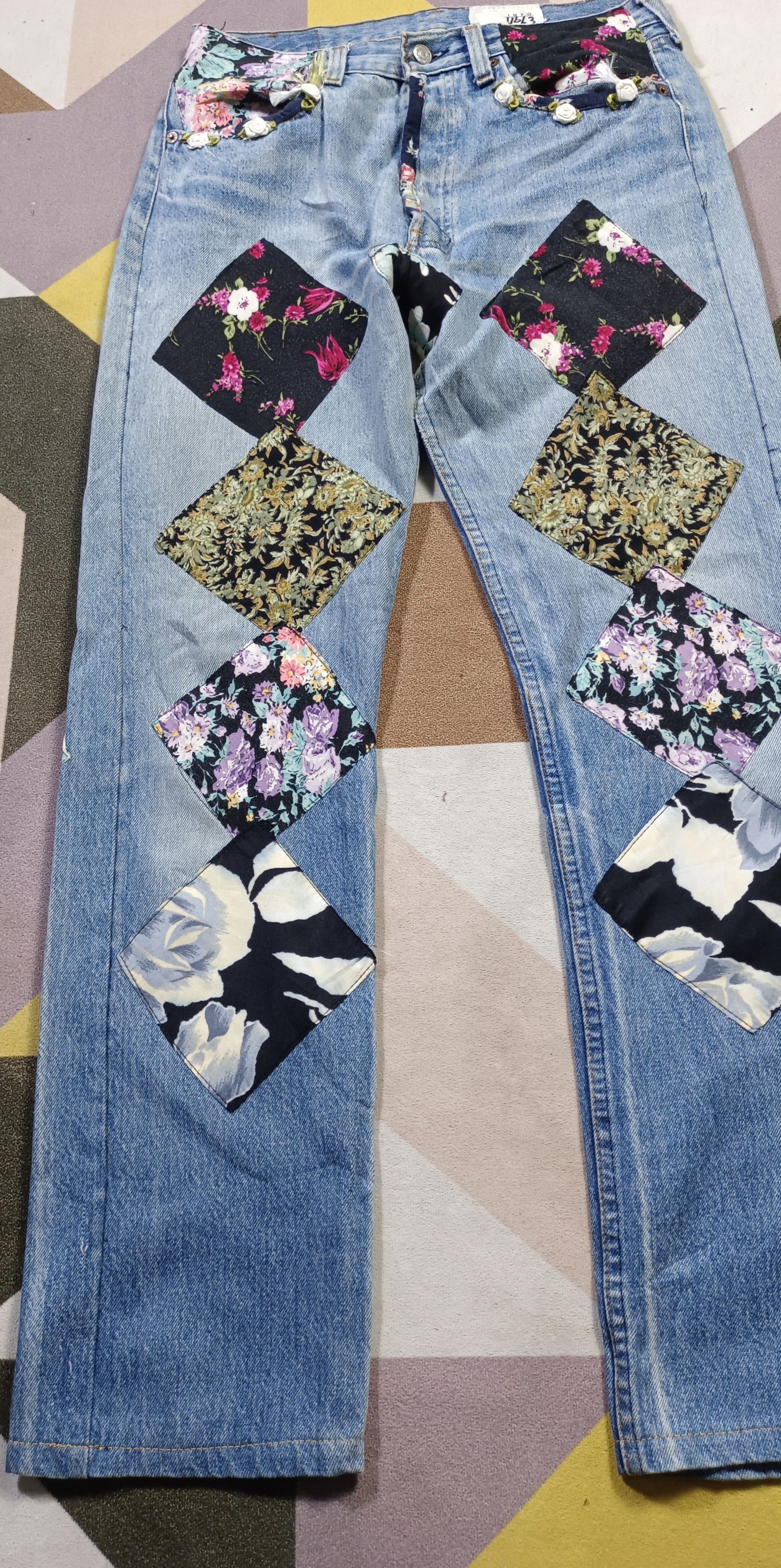 Levi's Levi's "Get Into Troubl 3" Patch Work Denim Size 30" / US 8 / IT 44 - 5 Thumbnail