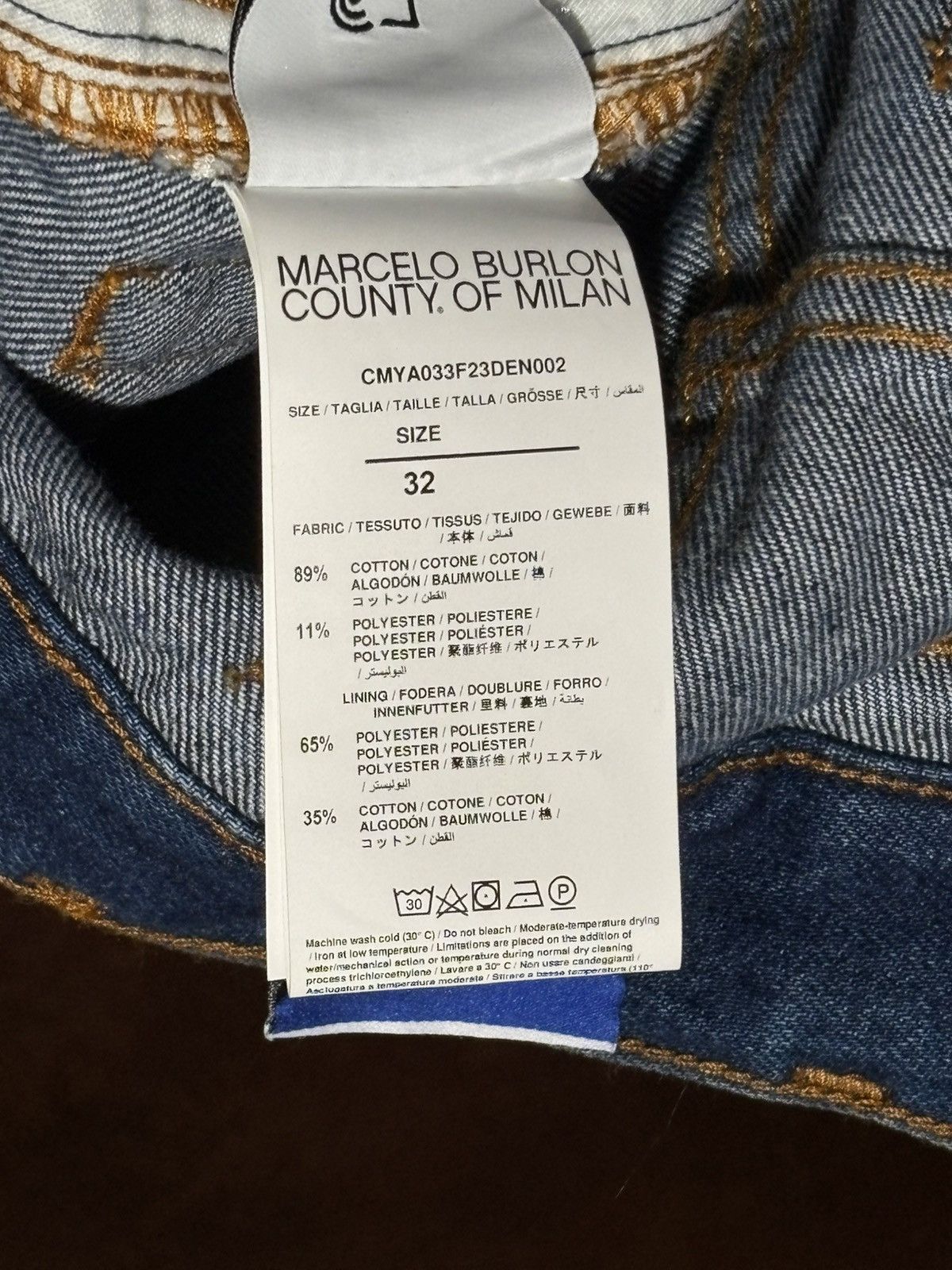 Marcelo Burlon Marcelo burlon feather jeans Size US 32 / EU 48 - 5 Thumbnail