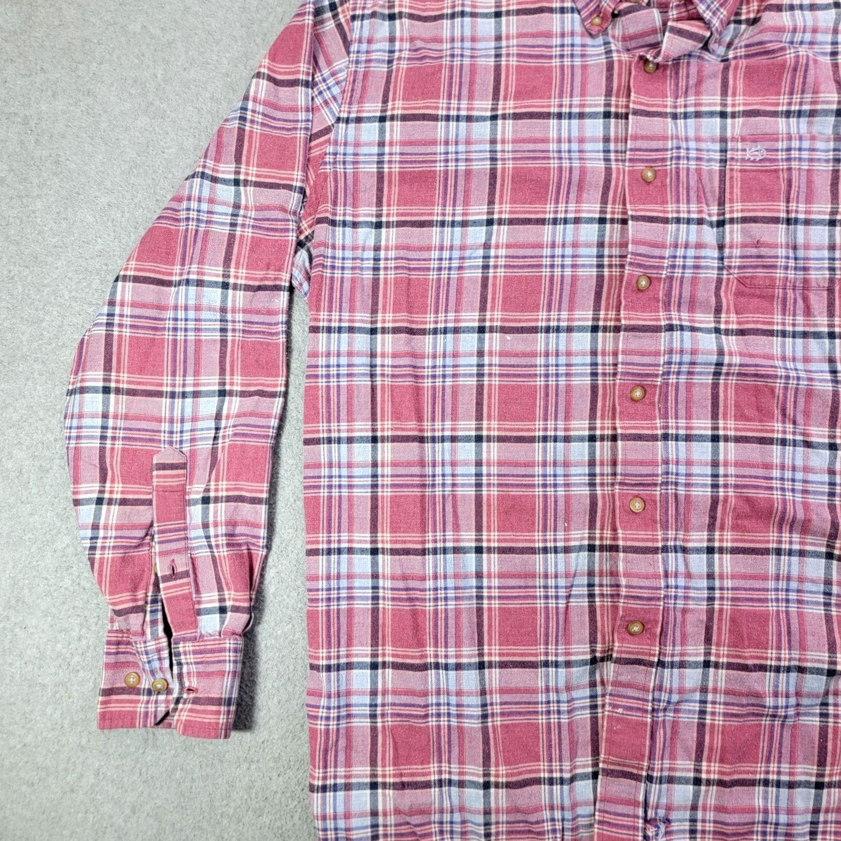 Southern Tide Southern Tide Shirt Mens XL Red Plaid Long Sleeve Flannel Button Down Casual Size US XL / EU 56 / 4 - 7 Thumbnail