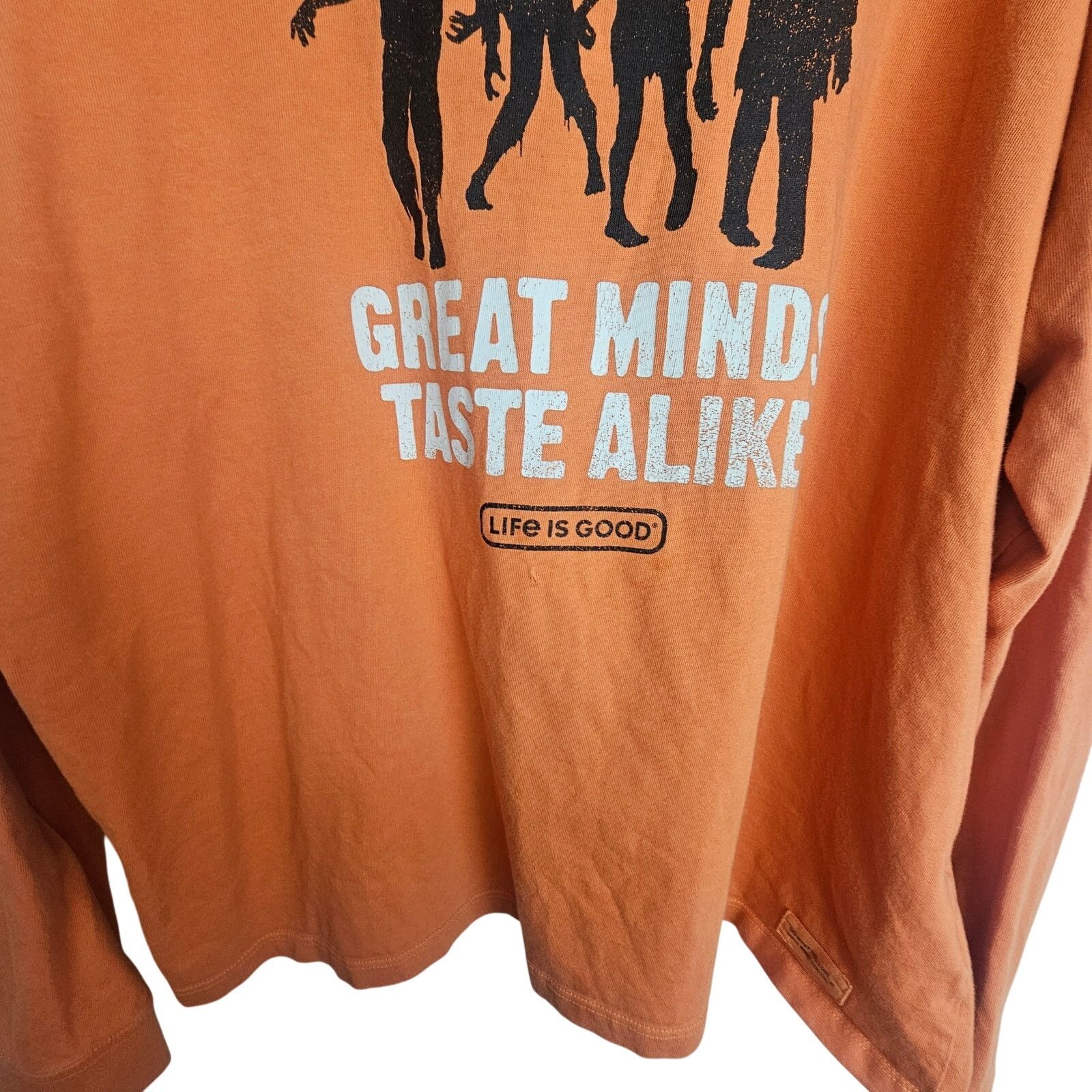 Life is Good Life Is Good Womens Crusher Tee Zombie T-Shirt Size XL Funny Size XL / US 12-14 / IT 48-50 - 3 Thumbnail