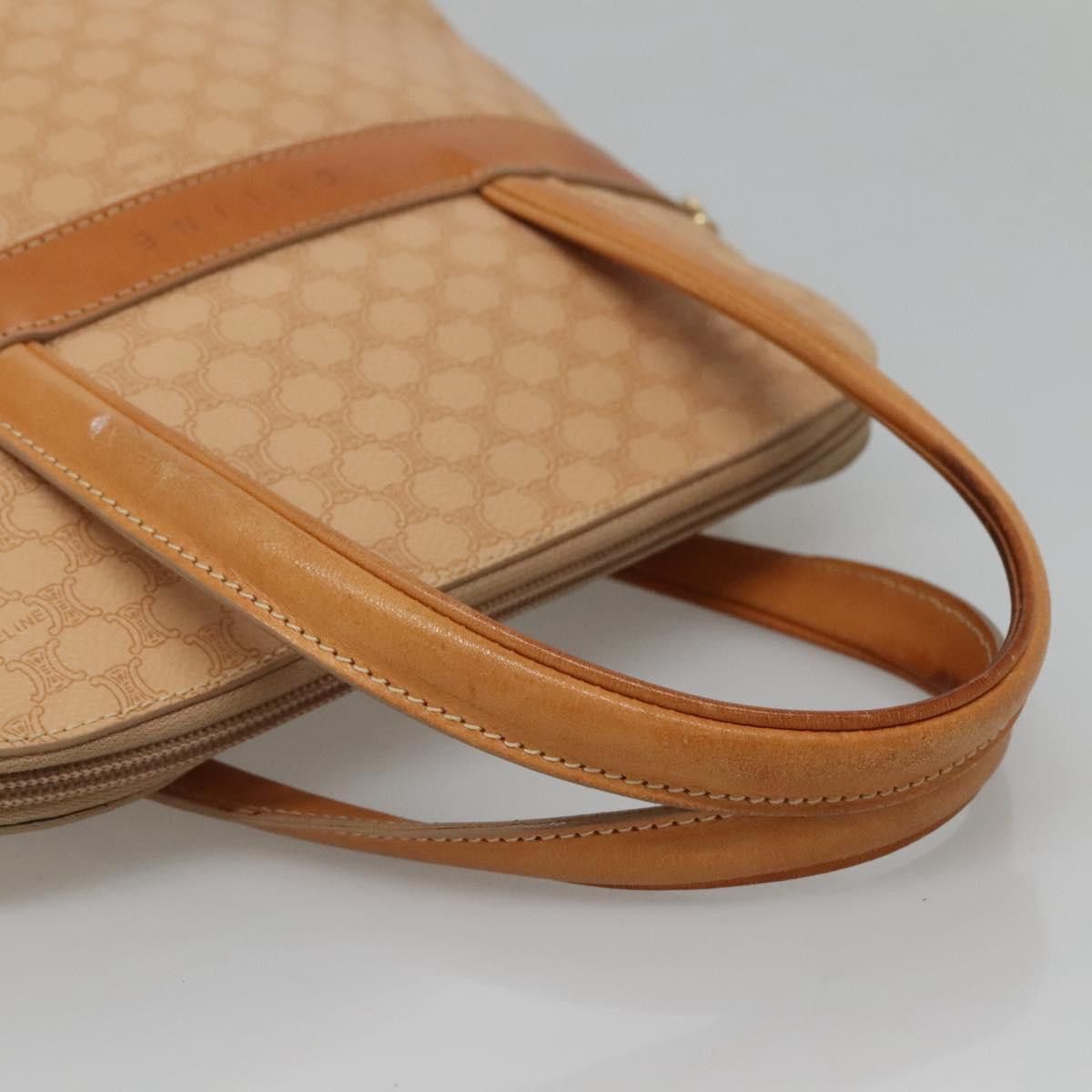 Celine CELINE Macadam Canvas Hand Bag Pvc 2ay Beige Gold Size ONE SIZE - 7 Thumbnail