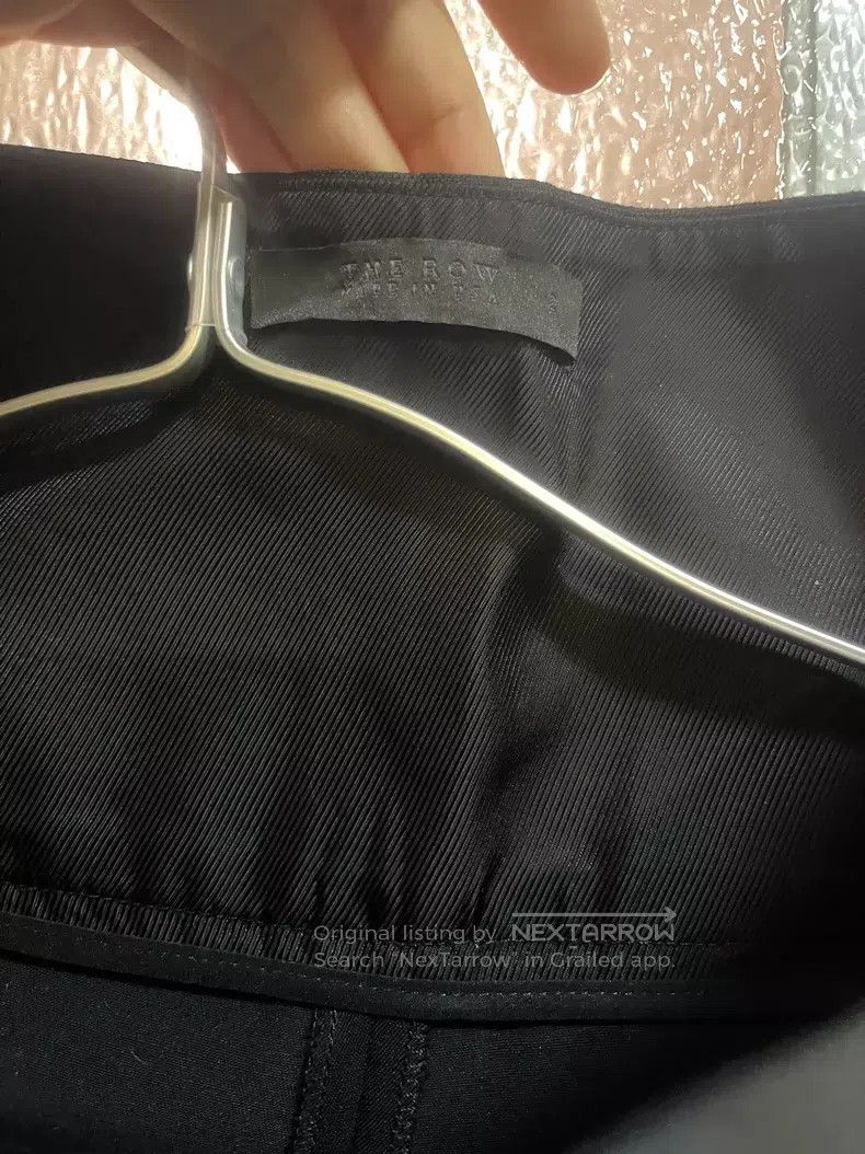 The Row The Row Black silk and wool high-waisted dress pants Size 23" - 3 Thumbnail
