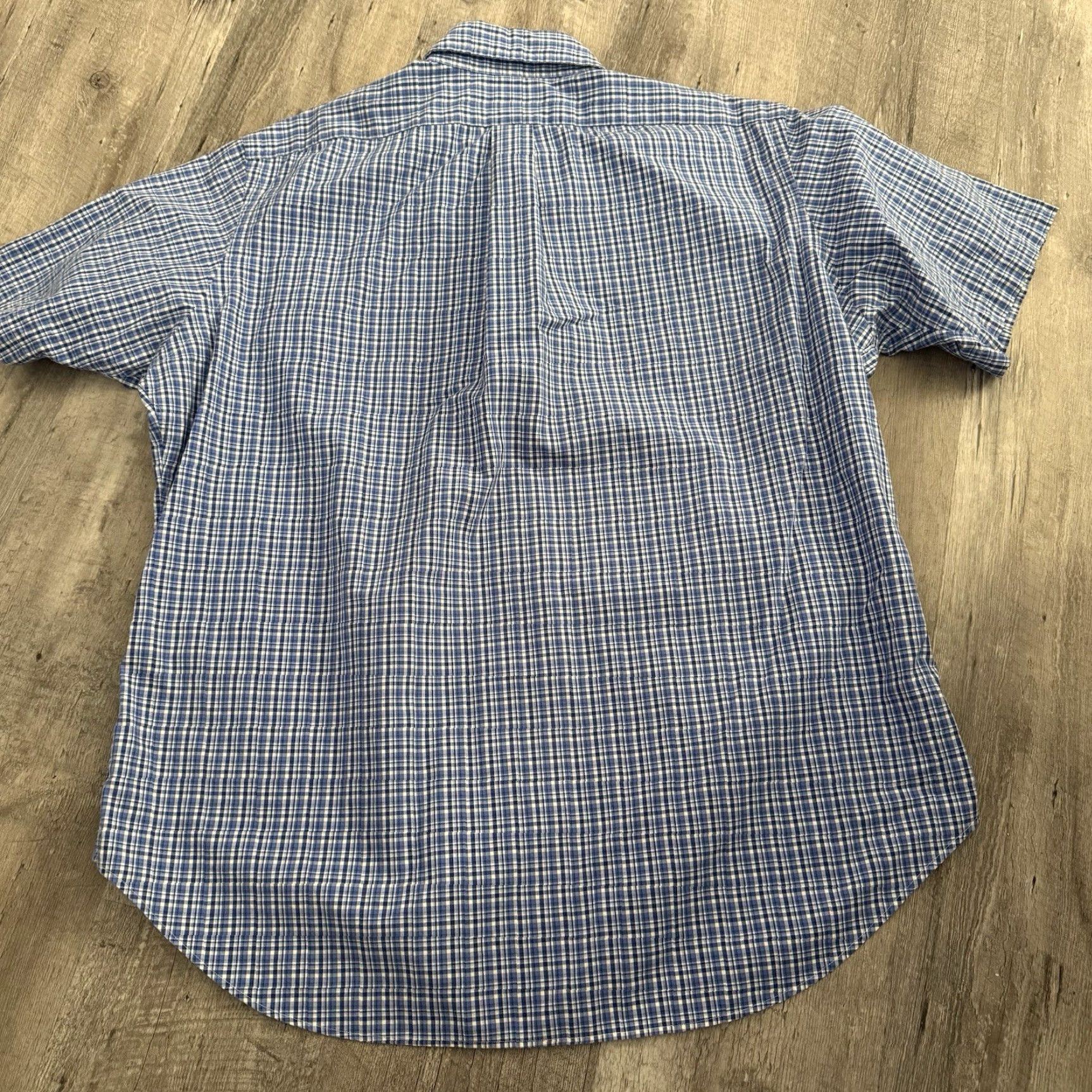 Ralph Lauren Ralph Lauren Shirt Mens XL Short Sleeve Blue Plaid 100% Cotton Button-Up Check Classic Fit Casual Womens? Size US XL / EU 56 / 4 - 5 Thumbnail