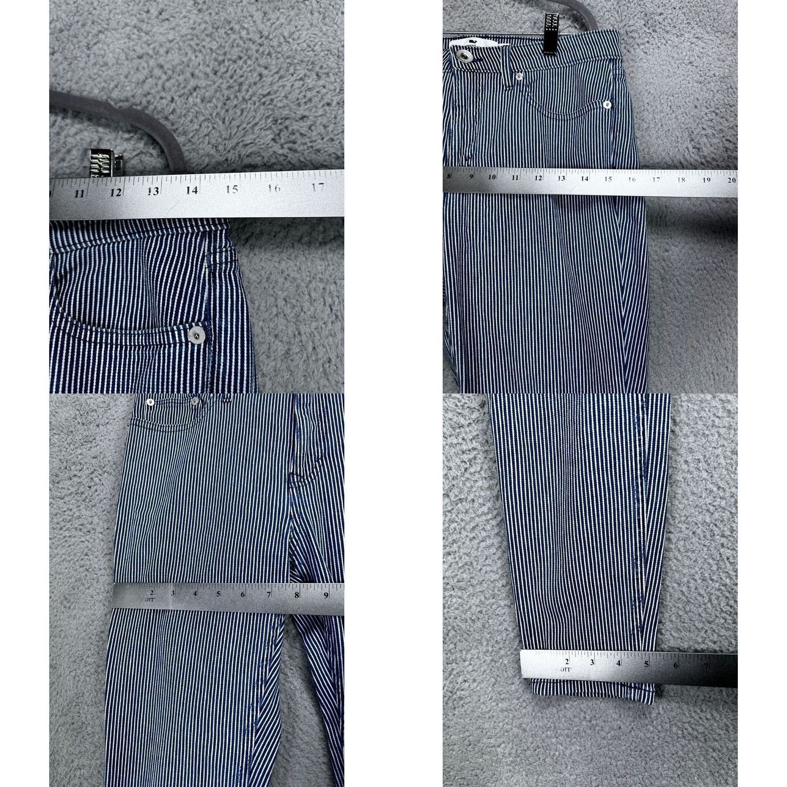 Vineyard Vines Vineyard Vines Jeans Womens 27 Blue White Striped Denim Pants Ladies Size 27" / US 4 / IT 40 - 8 Thumbnail
