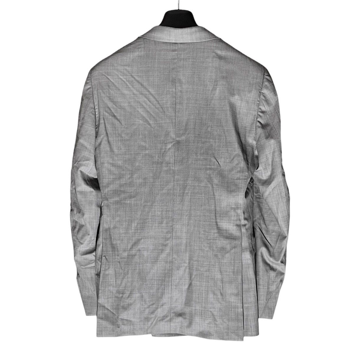 Prada 🔵virgin wool twill tailored suit in light grey Size 50R - 5 Thumbnail