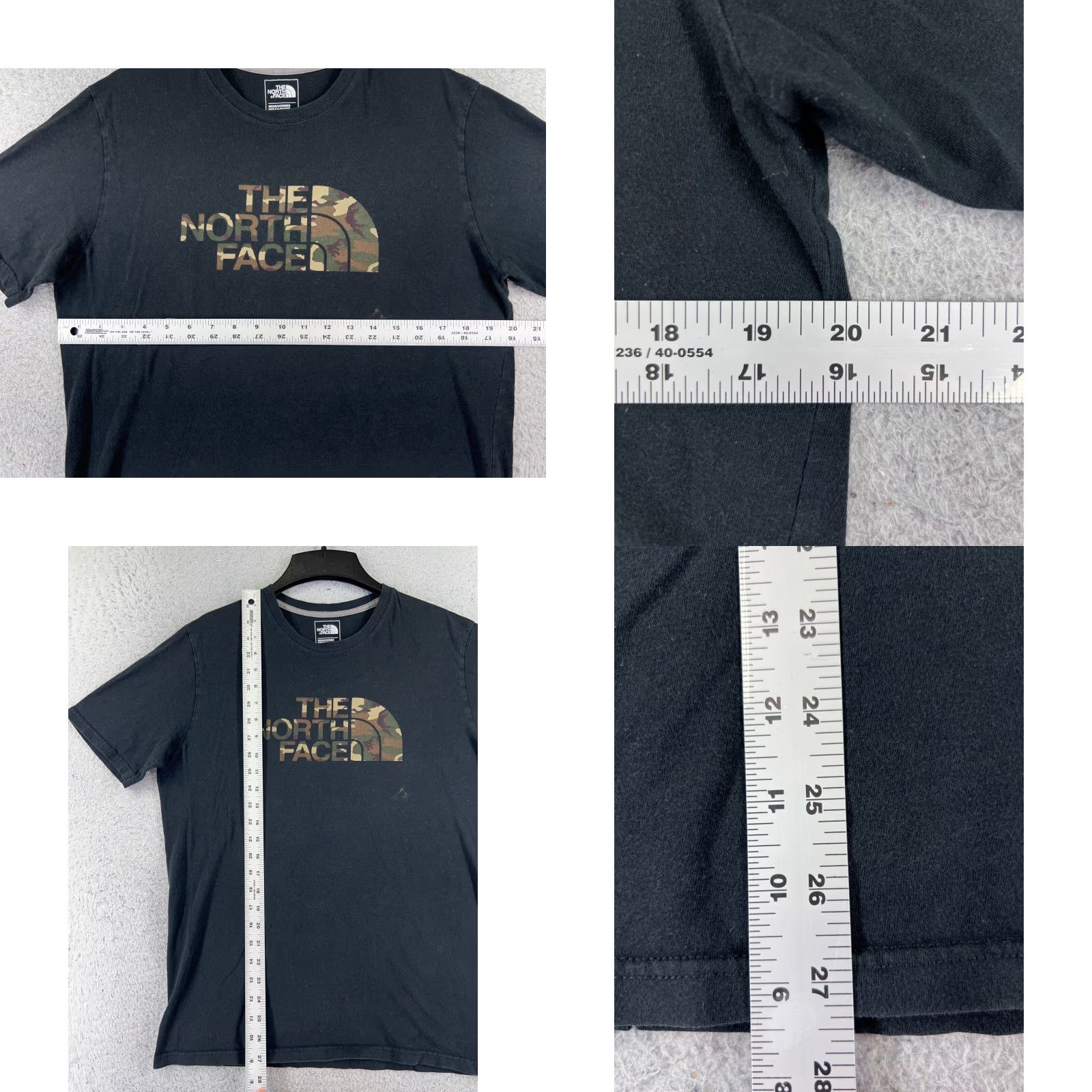The North Face The North Face Men's Shirt Medium Black Camouflage Short Sleeve Crew Neck Cotton Size US M / EU 48-50 / 2 - 8 Thumbnail
