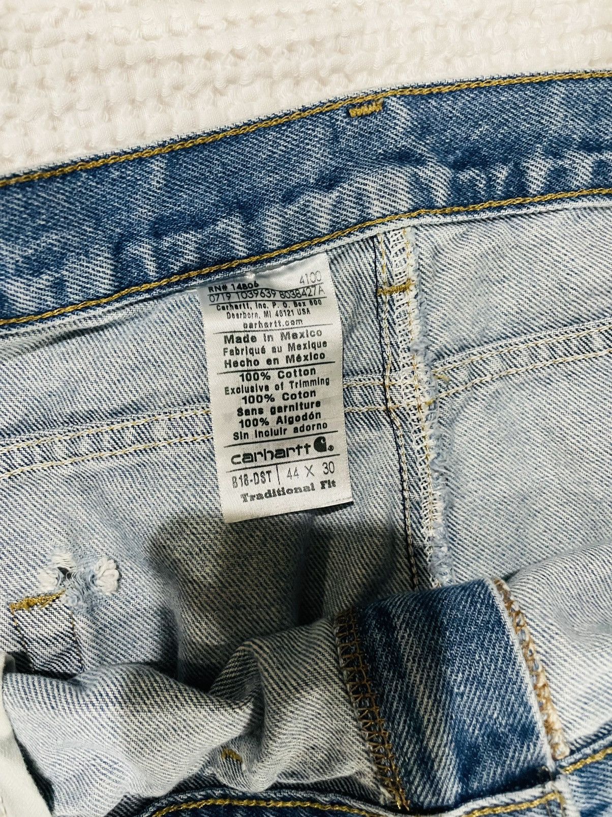 Carhartt Baggy Carhartt Carpenter Jeans Size US 44 / EU 60 - 9 Thumbnail
