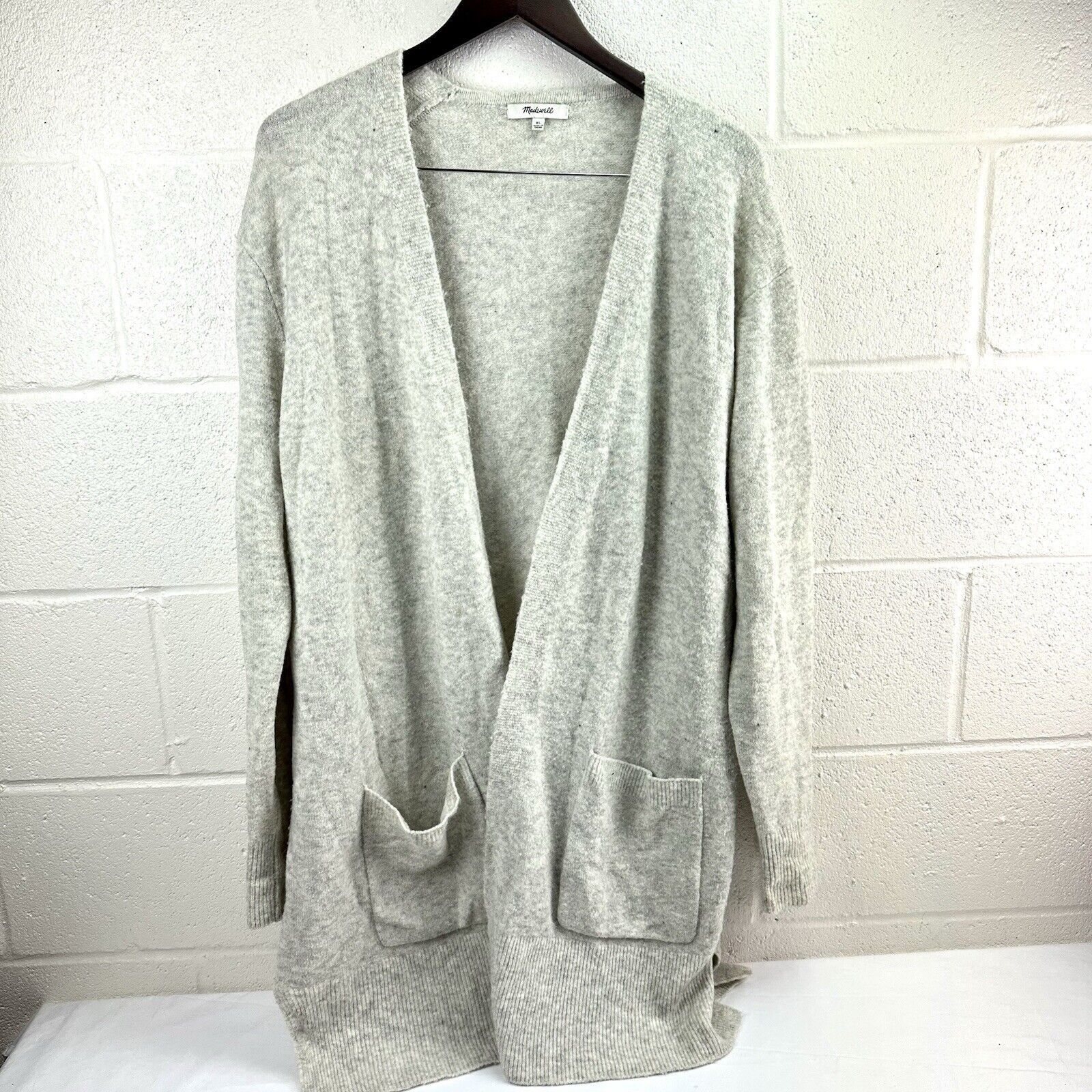 Madewell Madewell Cardigan Sweater Womens XL GREY Wool Alpaca Blend Size XL / US 12-14 / IT 48-50 - 2 Thumbnail