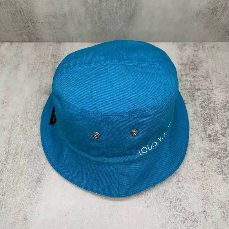 Louis Vuitton LOUIS VUITTON Fisherman's hat with full print of old flower Size ONE SIZE - 9 Thumbnail