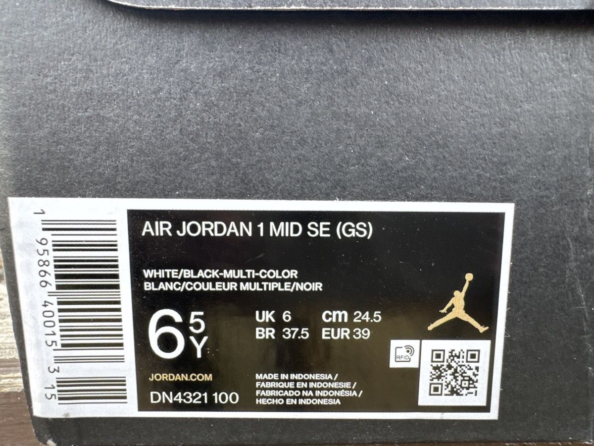 Jordan Brand Jordan 1 Mid Diamond Shorts (Gs) Size US 6.5 / EU 39-40 - 5 Thumbnail