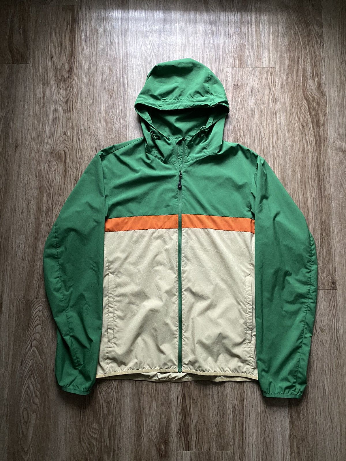 image of J W Anderson Jw Anderson Zip Windbreaker Jacket in Green, Men's (Size Large)