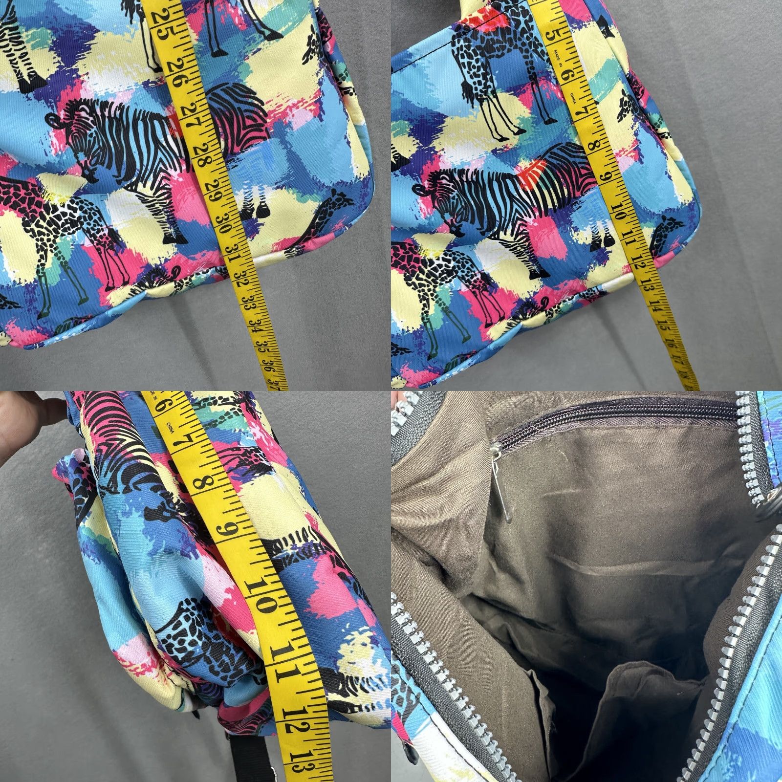 Vintage MHCNLL Crossbody Bag Purse Womens Travel RFID Blocking Blue Lightweight 90s Size ONE SIZE - 8 Thumbnail