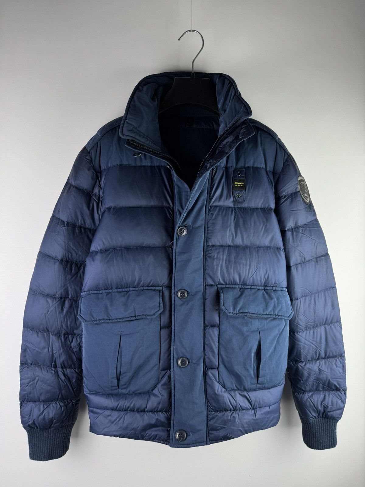 Other Blauer U.S.A Winter Down Puffer Jacket Blue Size US S / EU 44-46 / 1 - 1 Thumbnail