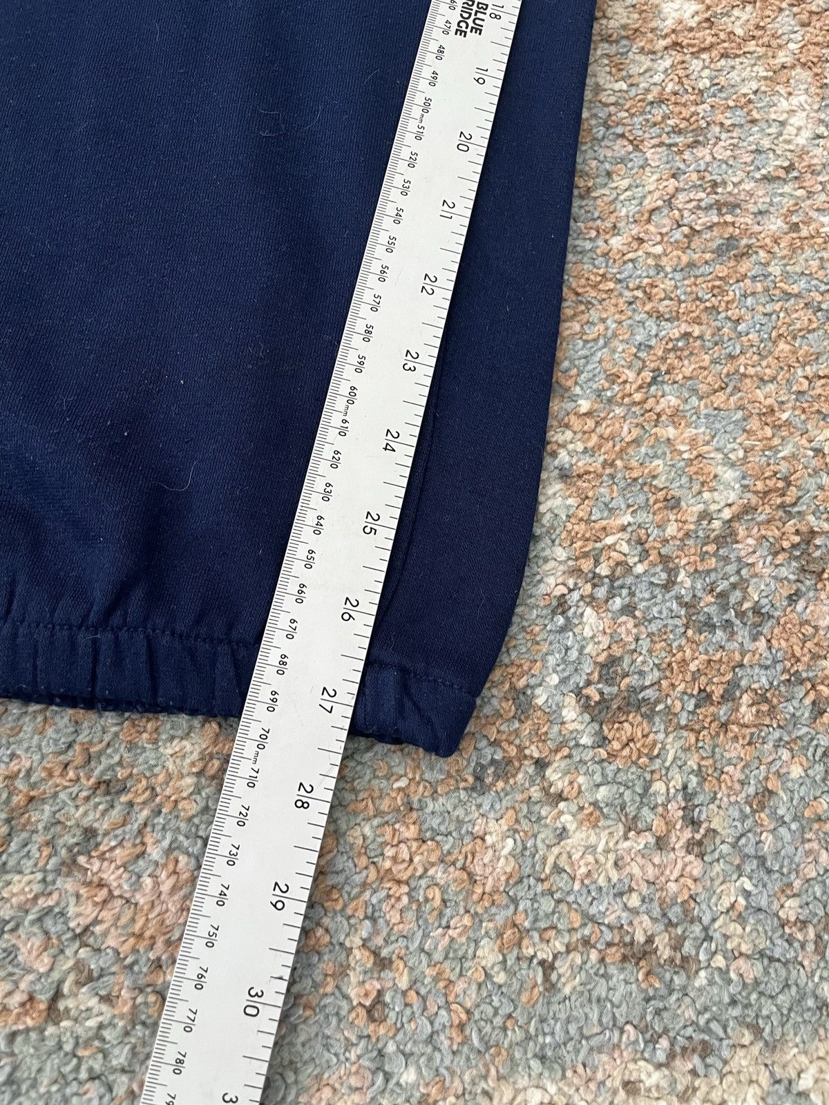 Nike × Vintage VTG 90s Nike jogger Sweatpants Blue Medium Size US 34 / EU 50 - 6 Thumbnail