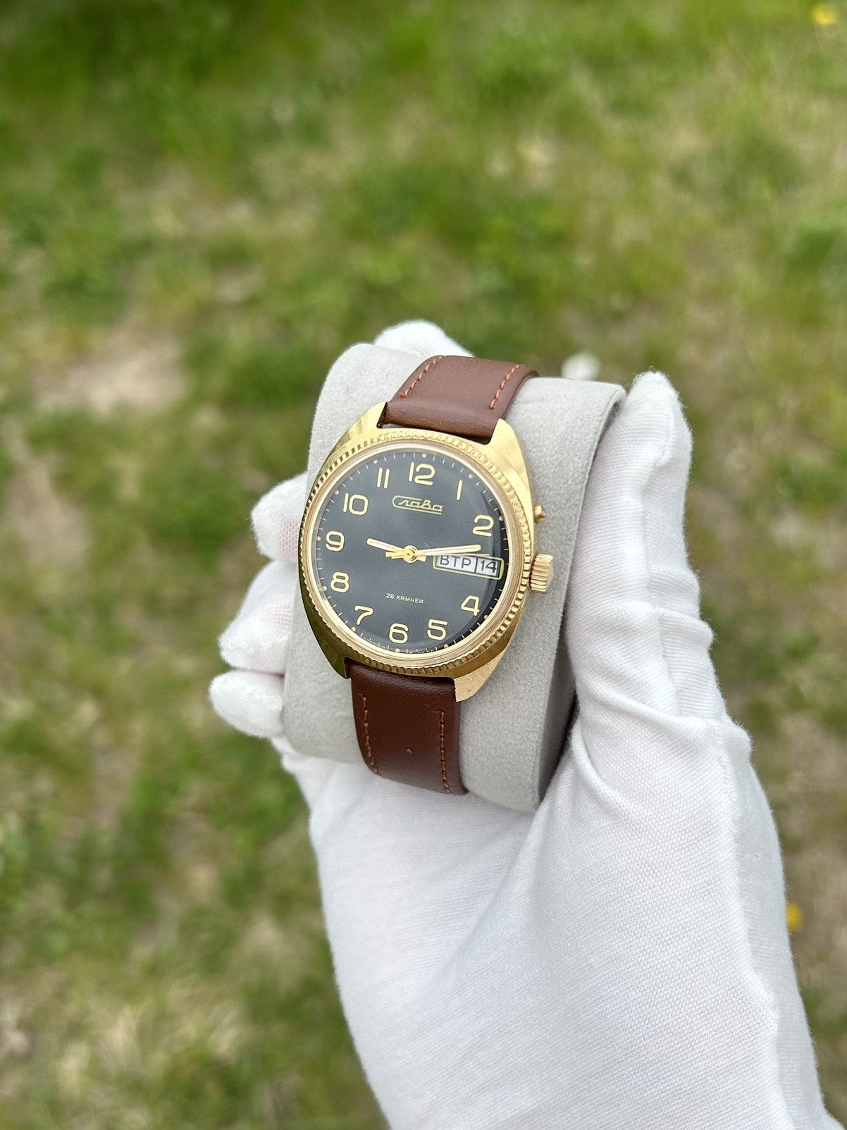 Vintage Vintage Watch Slava USSR Soviet Mechanical 1980s Size ONE SIZE - 14 Thumbnail