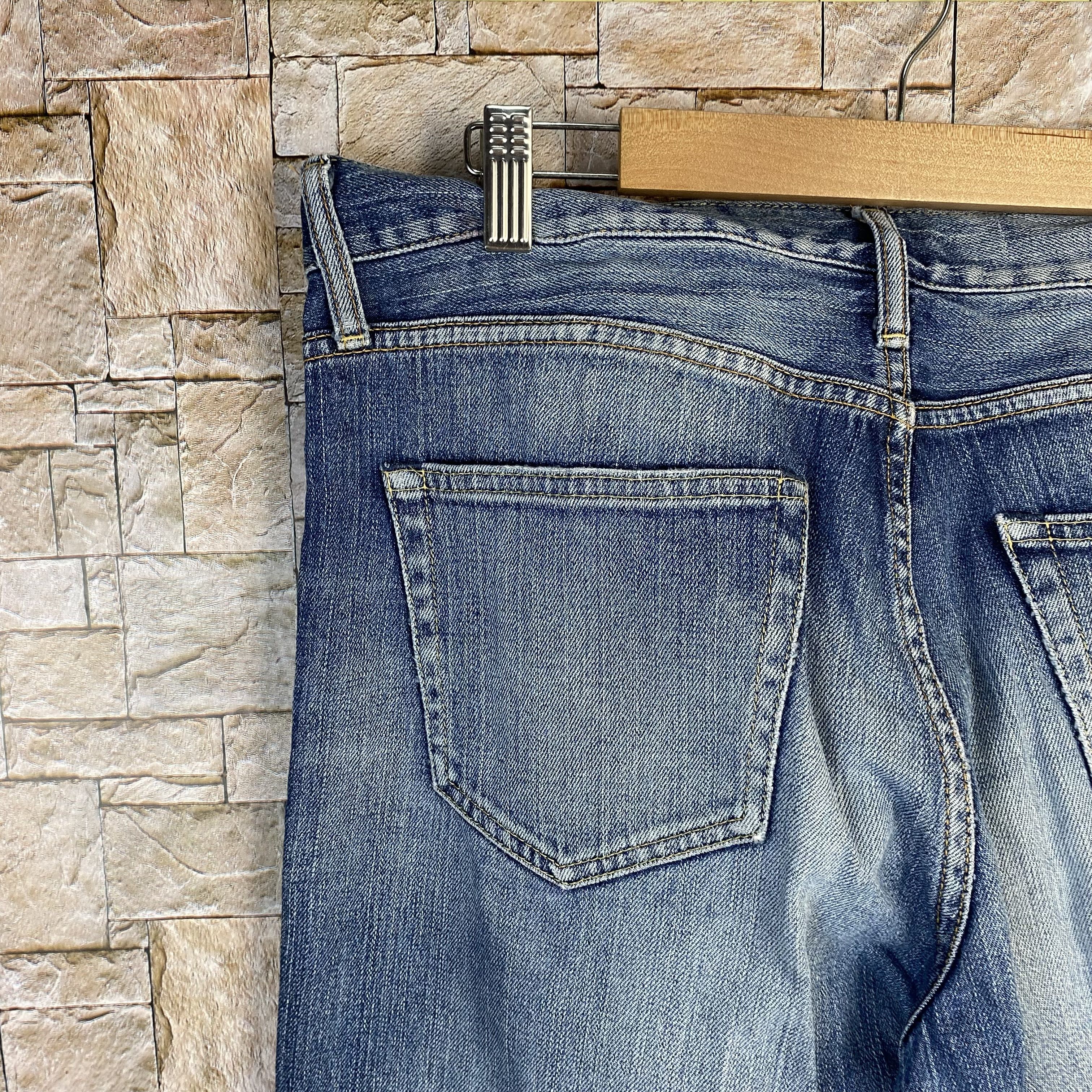 Uniqlo Uniqlo Boyfriend Blue Denim Pants #7592 Size US 35 - 15 Thumbnail