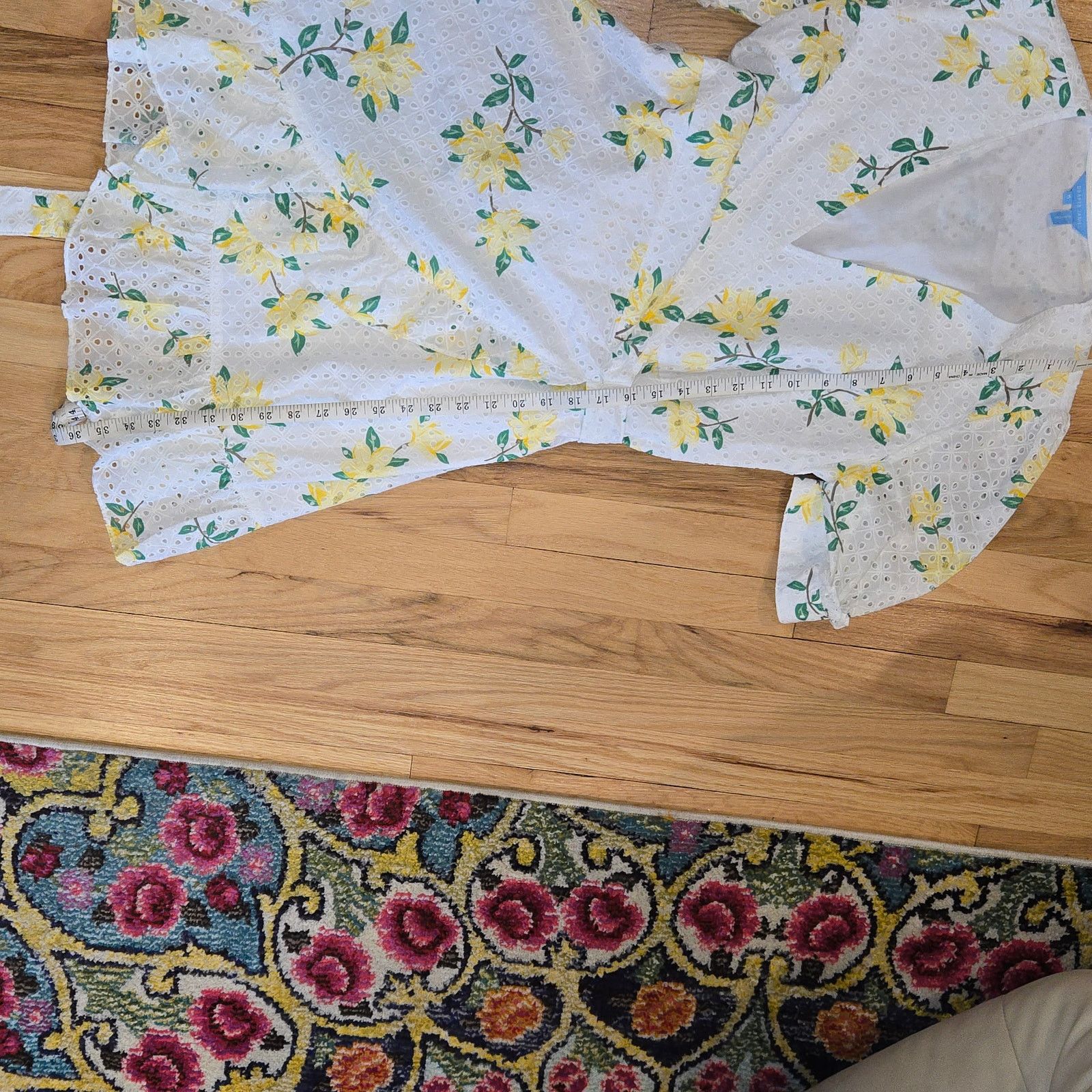 Other Draper James Reba Wrap Dress Floral Eyelet Magnolia sz 6 Size M / US 6-8 / IT 42-44 - 9 Thumbnail