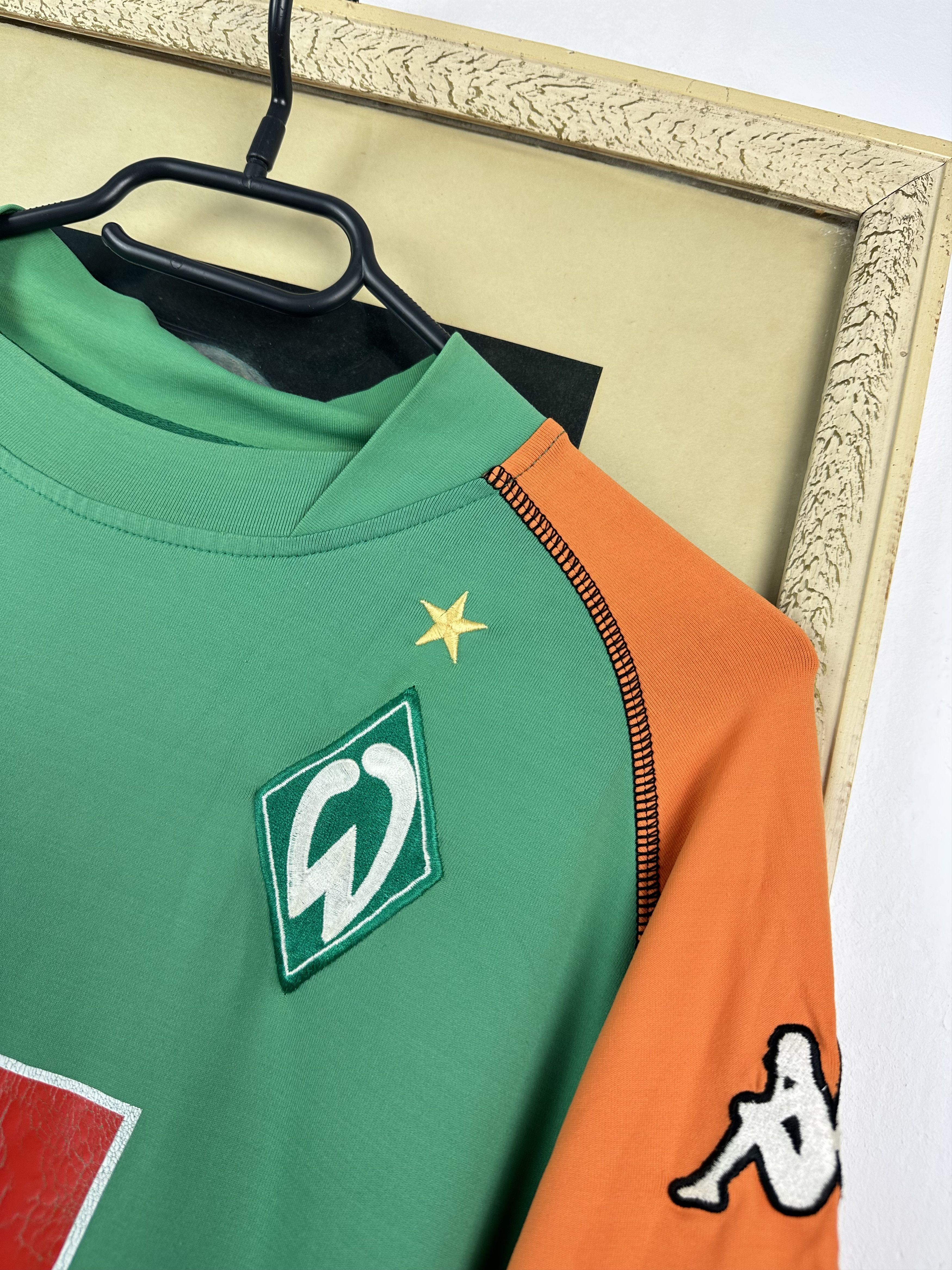 Kappa × Vintage Werder Bremen Home football shirt 2004 Soccer Kappa Jersey Size US M / EU 48-50 / 2 - 3 Thumbnail