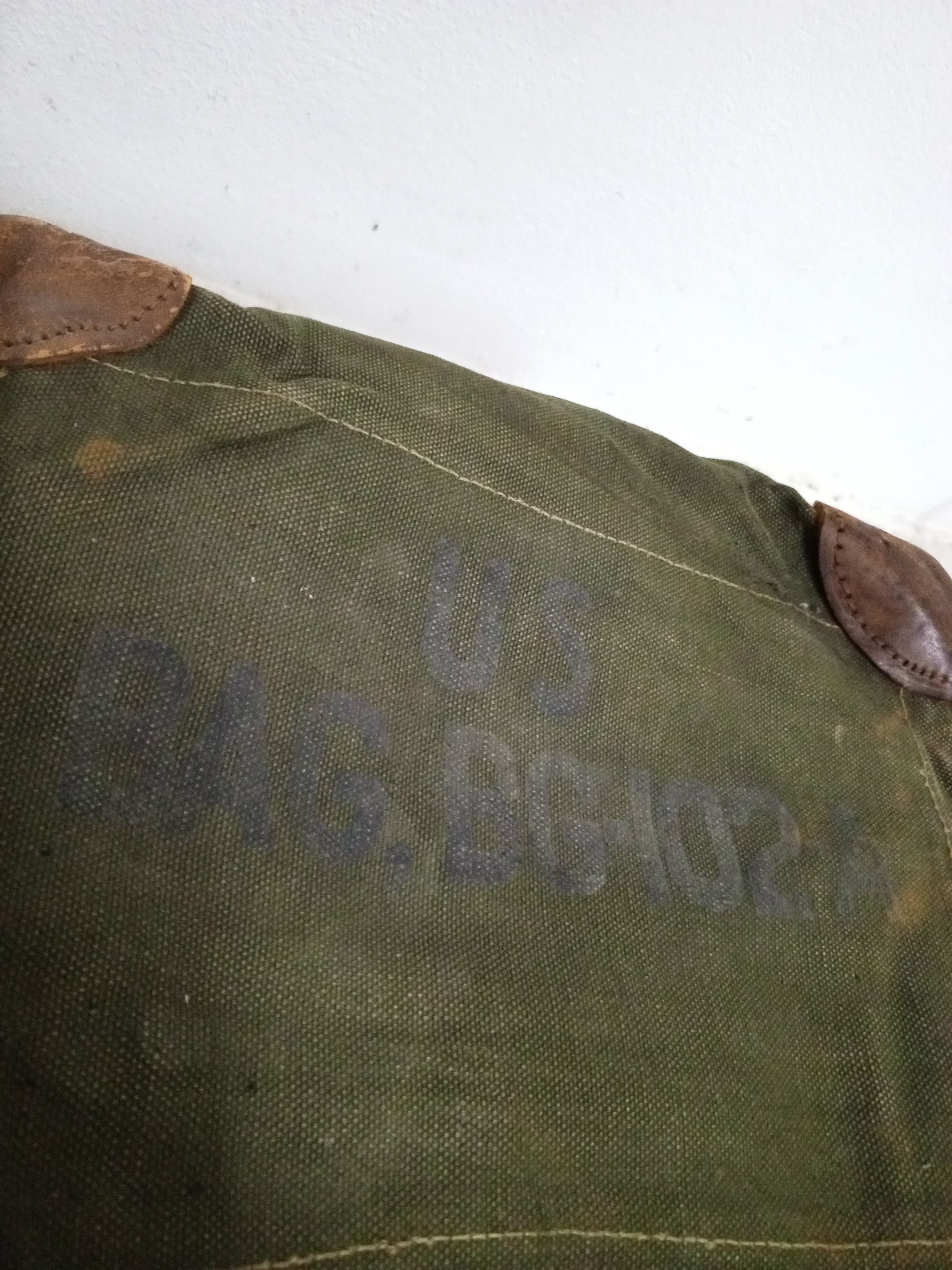 Other WW2 U.S. Army Signal Corps Canvas Bag BG 102 A Size ONE SIZE - 16 Thumbnail