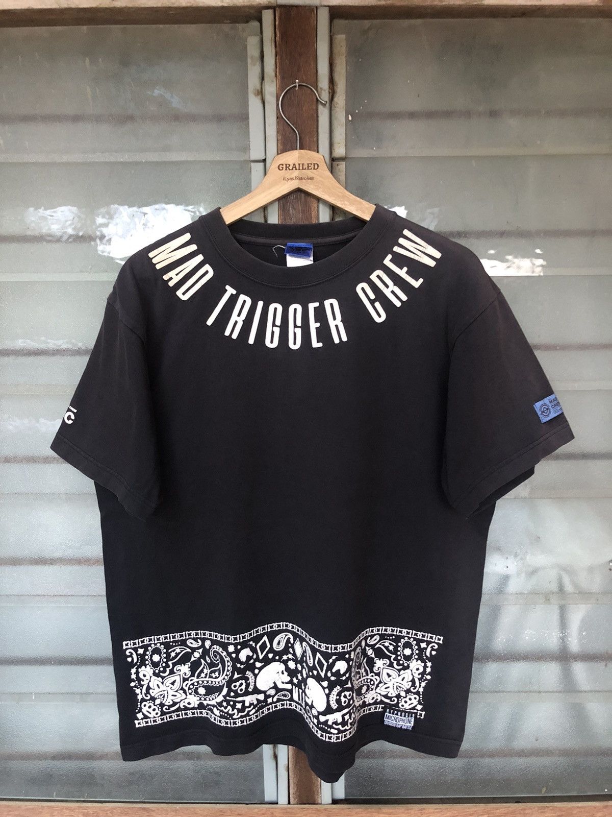 Vintage Vintage Mad Trigger Crew Design Shirt Tee Size US L / EU 52-54 / 3 - 1 Thumbnail