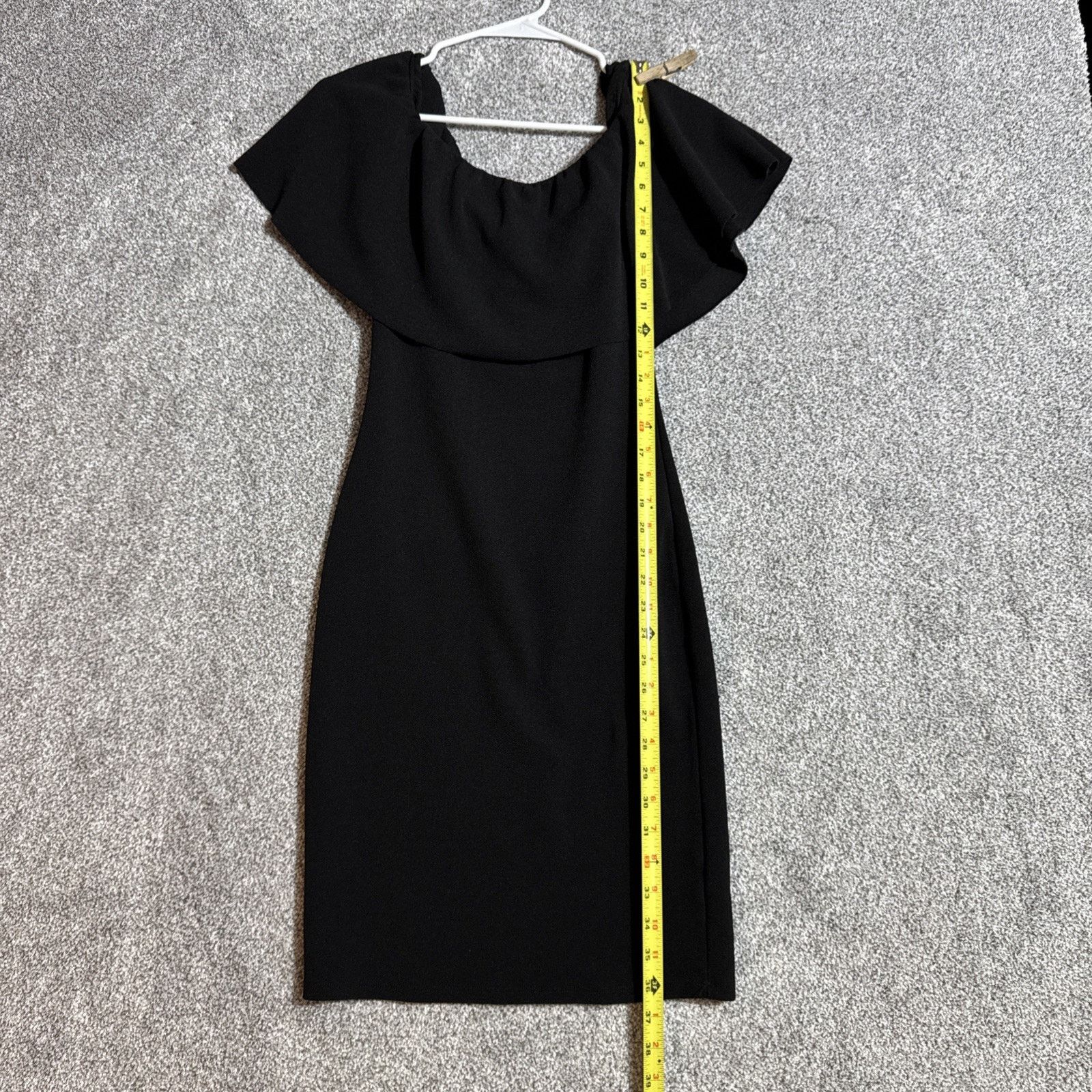 Almost Famous Bodycon Dress M Y2K Chic Romantic Mob Wife Off Shoulder Size M / US 6-8 / IT 42-44 - 2 Thumbnail