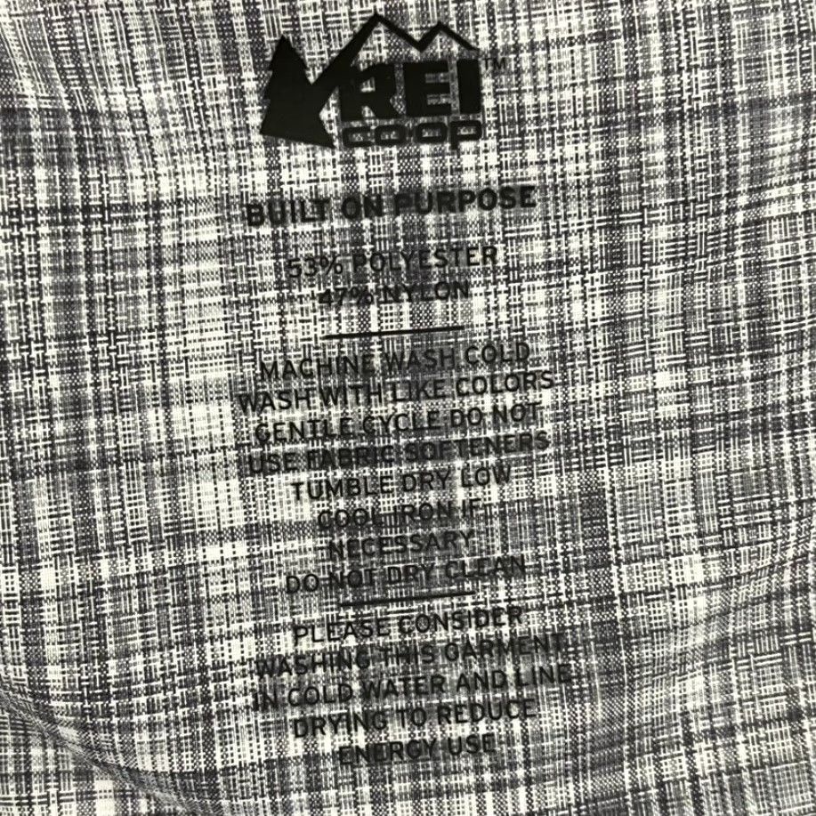 Vintage REI CO-OP Shirt Mens XL Gray Snap Up Hiking Backpacking Short Sleeve Shirt Size US XL / EU 56 / 4 - 3 Thumbnail