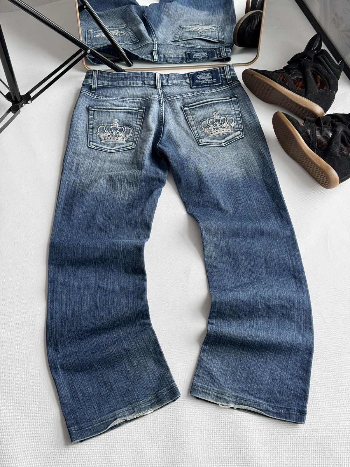 Victoria Beckham RARE VICTORIA BECKHAM FLARE JEANS Y2K If six was nine style Size 27" / US 4 / IT 40 - 10 Thumbnail