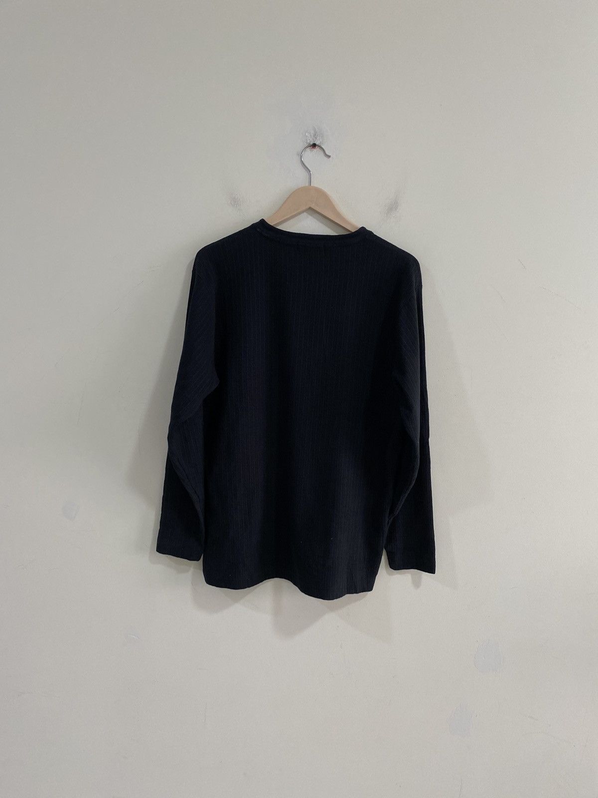 Yohji Yamamoto Saucony by Yohji Yamamoto Long Sleeve Zipper T Shirt Size US L / EU 52-54 / 3 - 7 Thumbnail