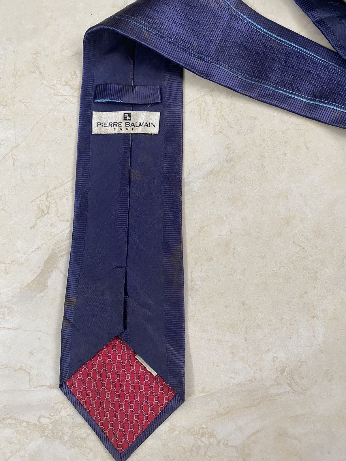 Pierre Balmain × Vintage 💥PIERE BALMAIN Neck tie silk ties Size ONE SIZE - 4 Thumbnail