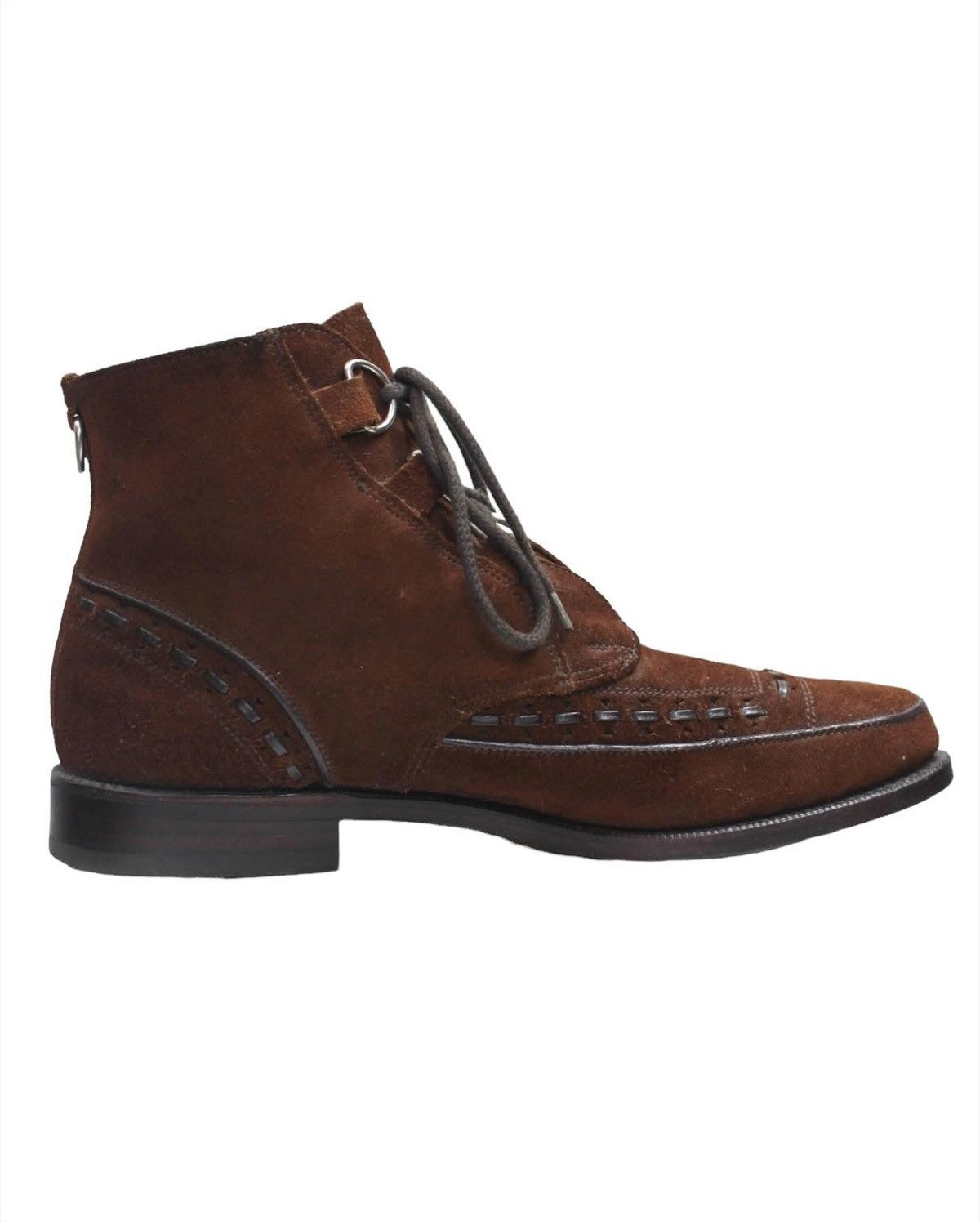George Cox × Vintage 2000S CAUSE SHOES BLUE LABEL BY GEOGRE COX D RING CHUKKA Size US 7 / EU 40 - 3 Thumbnail