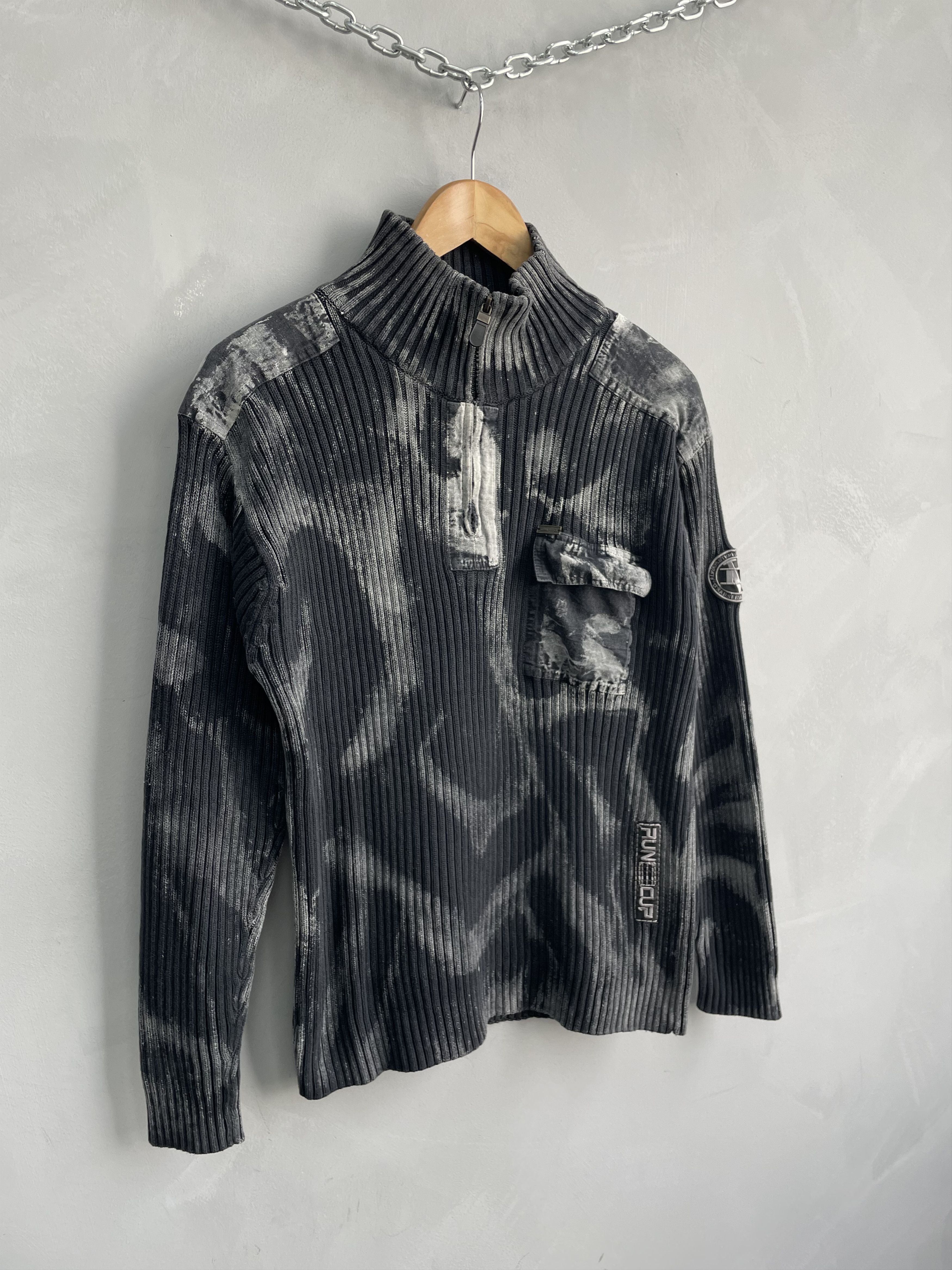 Japanese Brand Rare japanese kapital style washed sweater y2k Size US M / EU 48-50 / 2 - 2 Thumbnail