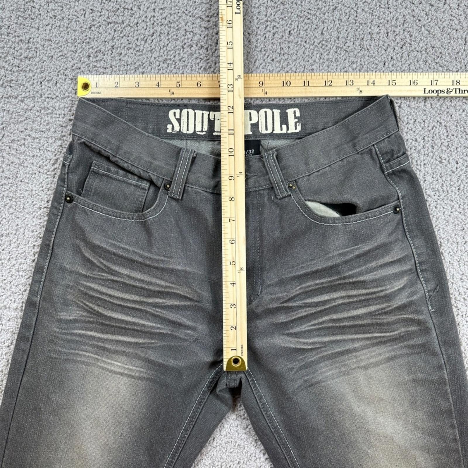 Southpole Y2K Southpole Mens Jeans 30x32 Grey Wash Straight Leg Denim Size US 30 / EU 46 - 2 Thumbnail
