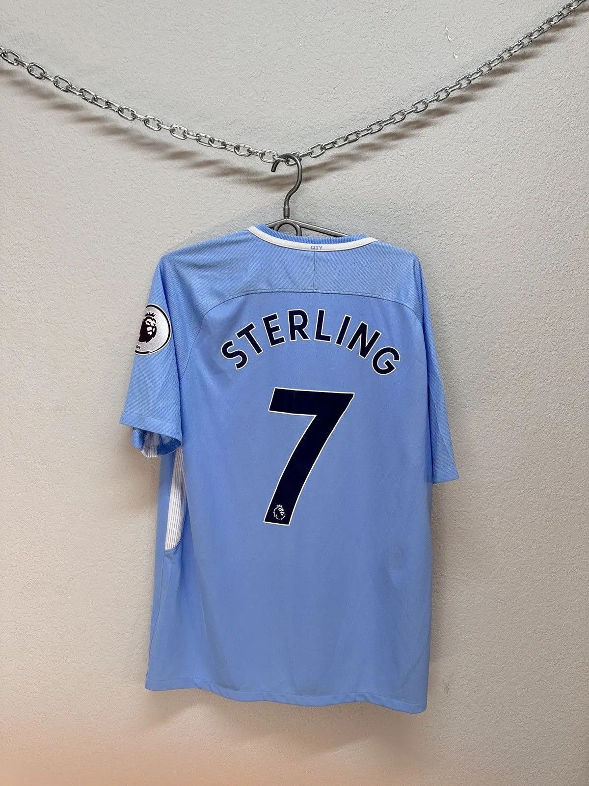 Vintage Vintage Nike Manchester City Sterling 2017 suits blockcore Size US L / EU 52-54 / 3 - 10 Thumbnail