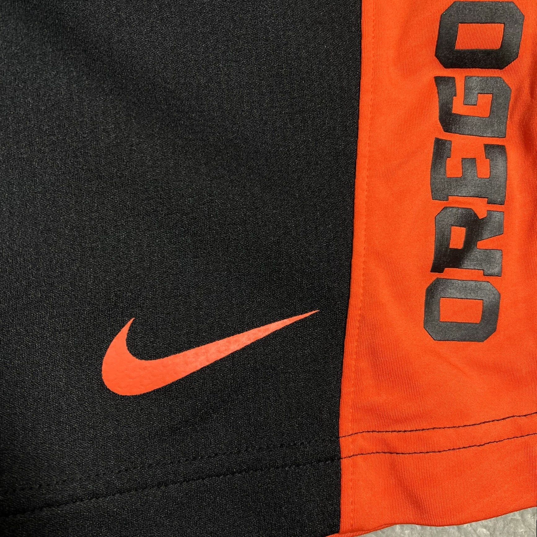 Nike Nike Oregon State Beavers Athletic Basketball Shorts Dri-Fit Mens Size Large Multicolor Pockets EUC Size US 33 - 3 Thumbnail