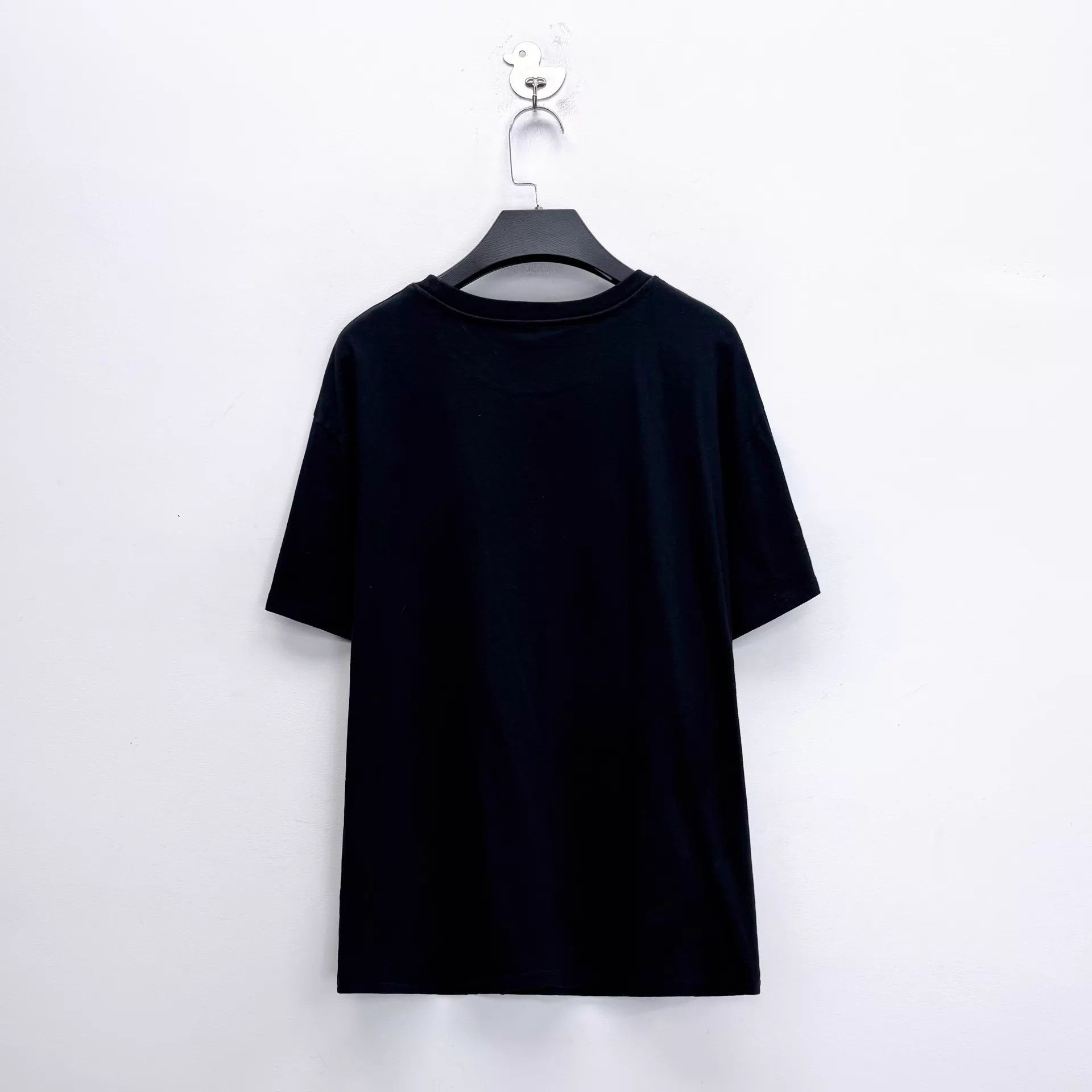 Valentino VALENTINO Black Colorblock Large Logo SS M Unisex Size US M / EU 48-50 / 2 - 2 Thumbnail