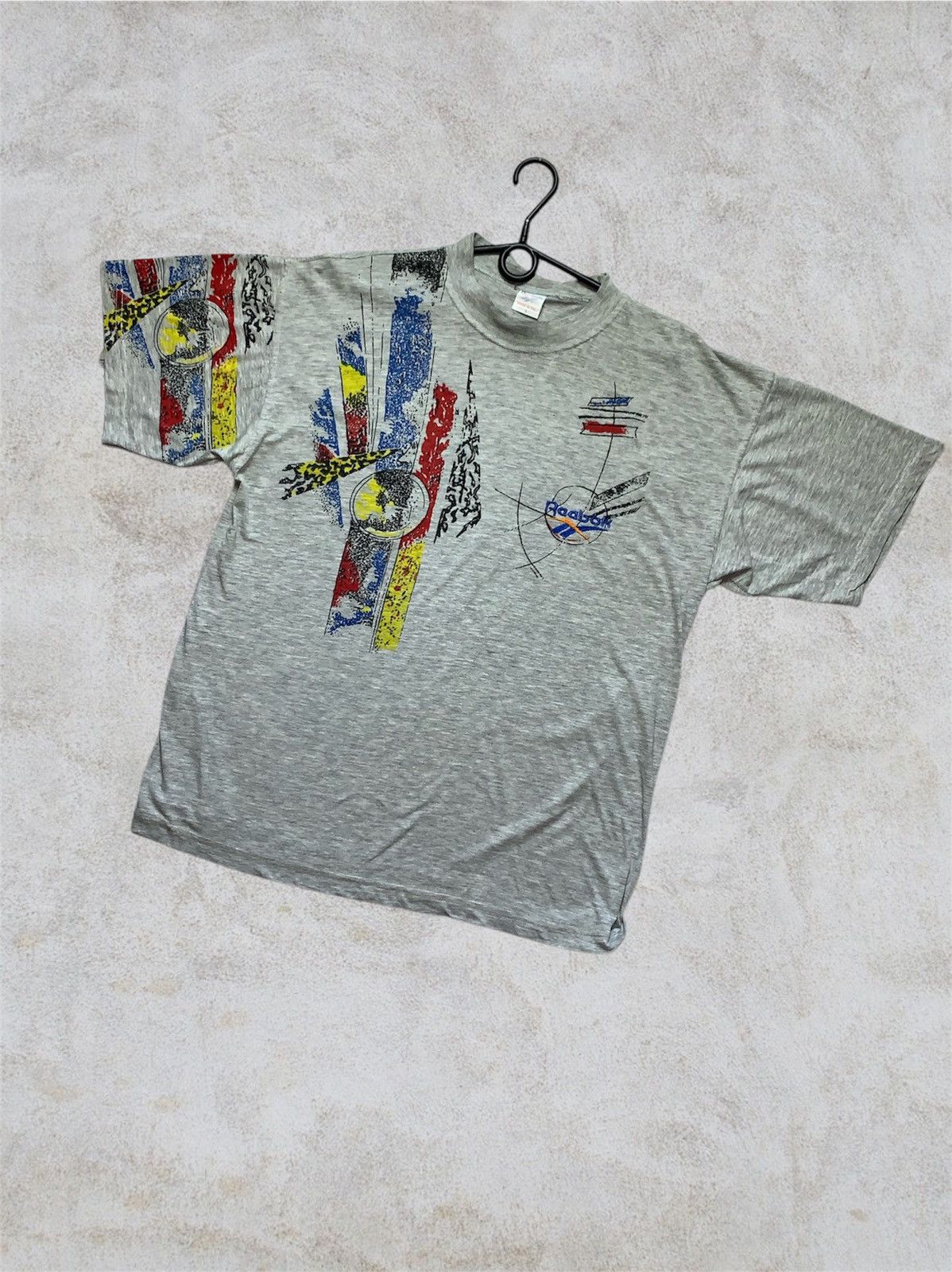 Reebok Reebok vintage T-shirt big logo Size L Size US L / EU 52-54 / 3 - 1 Thumbnail