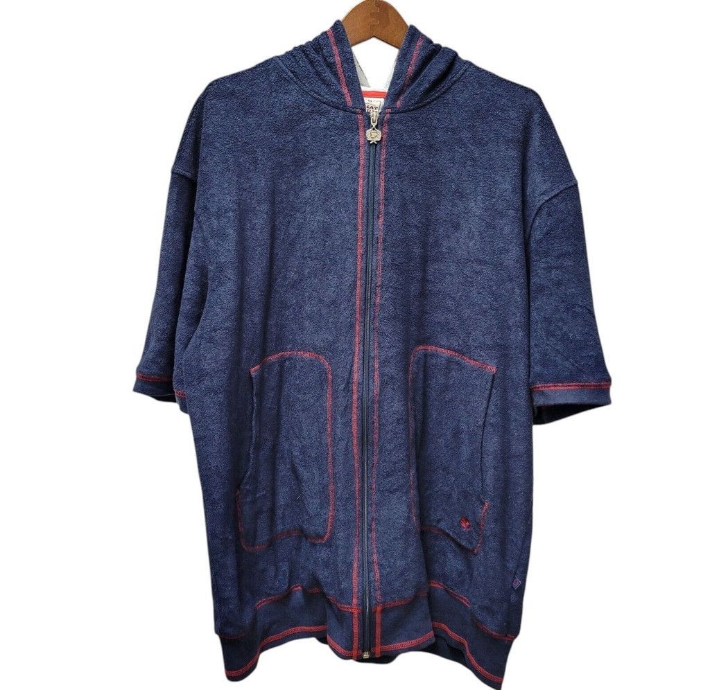 Phat Farm Phat Farm Men's Full-Zip Short Sleeves Hoodie Size 2XL. Size US XXL / EU 58 / 5 - 1 Thumbnail