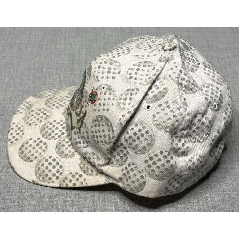 Nissan × Vintage Vintage 90s Florida Golf Ball All Over Print Snapback Hat Size ONE SIZE - 2 Thumbnail