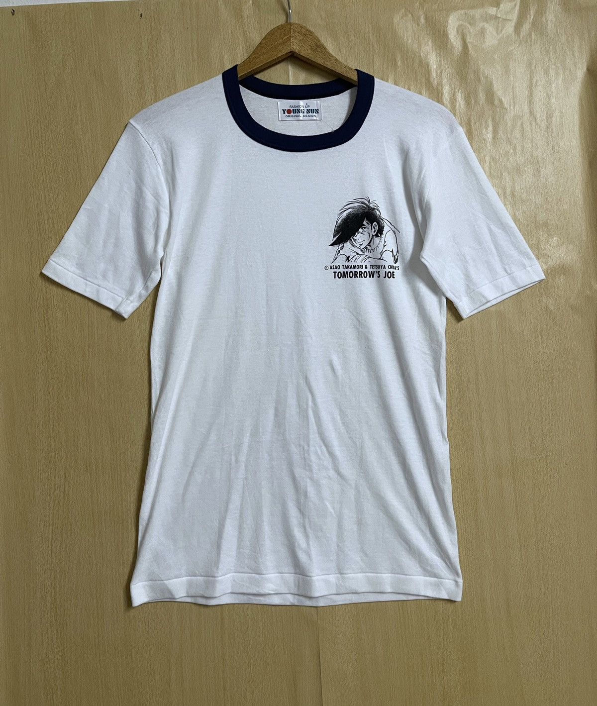 True Vintage 80’s Anime T shirt Ashita No Joe S Boxing NOS