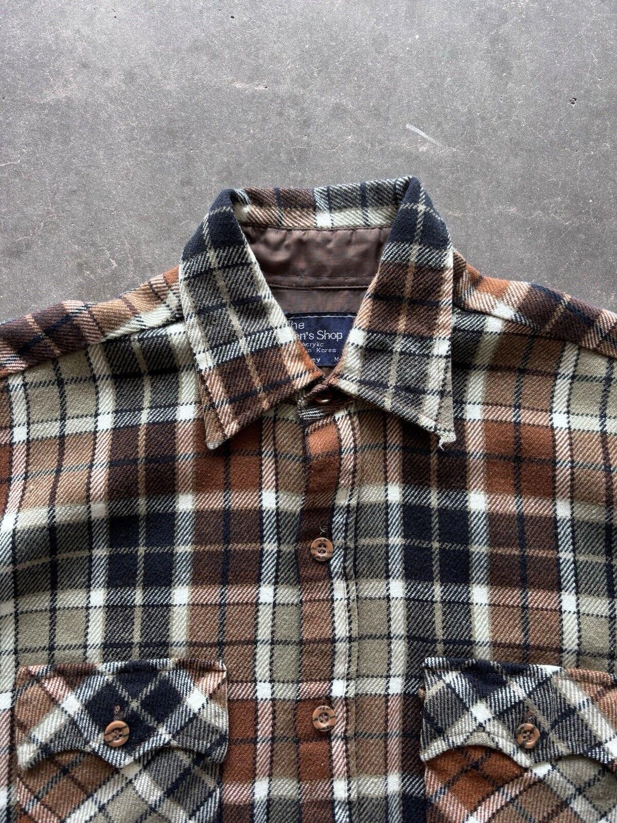 JCPenney × Vintage Vintage JC Penney Acrylic Button Up Flannel Mens Medium Tall Size US M / EU 48-50 / 2 - 5 Thumbnail