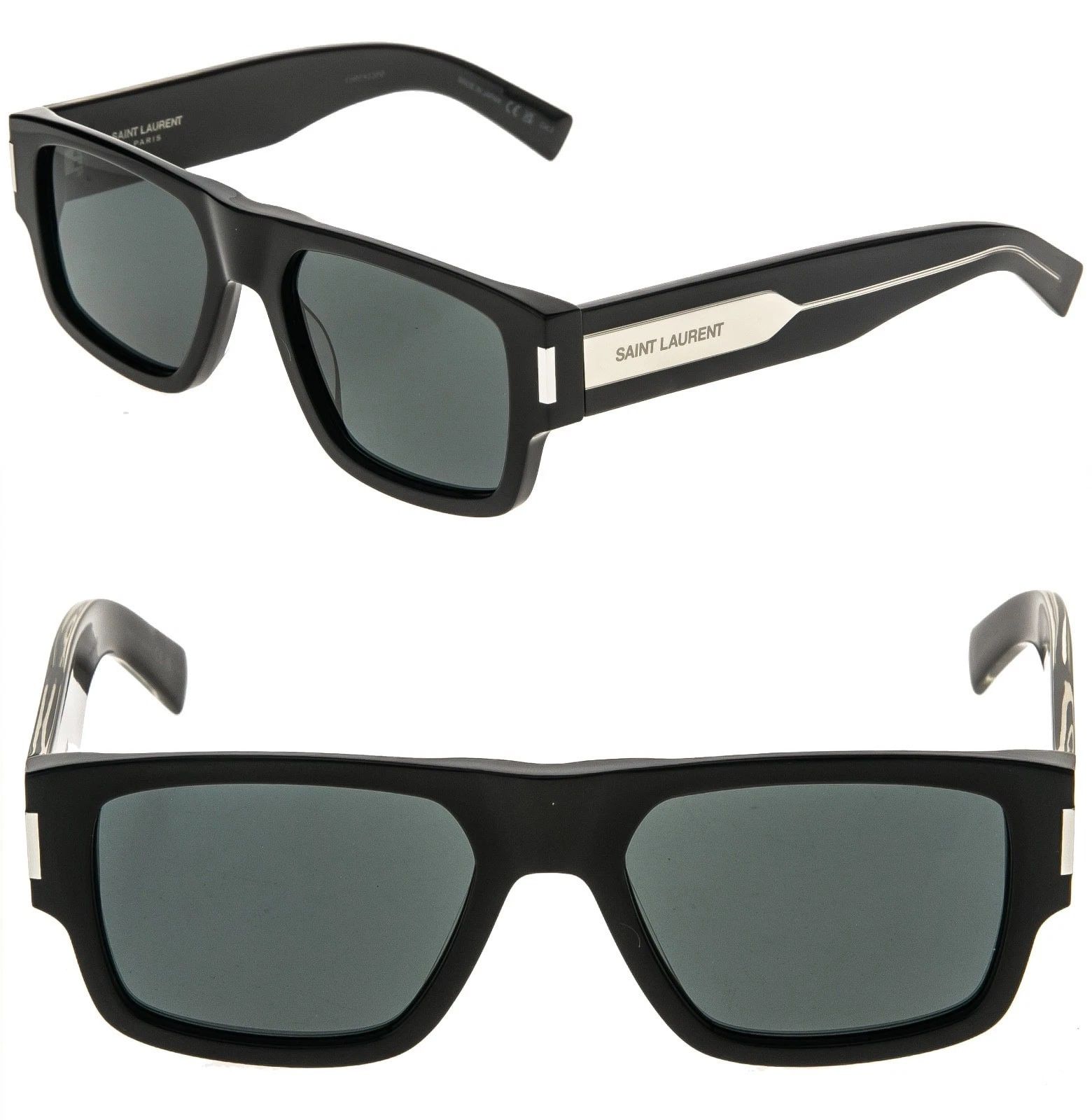 Yves Saint Laurent SAINT LAURENT SL659 Naked SL 659 001 Black Sunglasses Size ONE SIZE - 1 Thumbnail