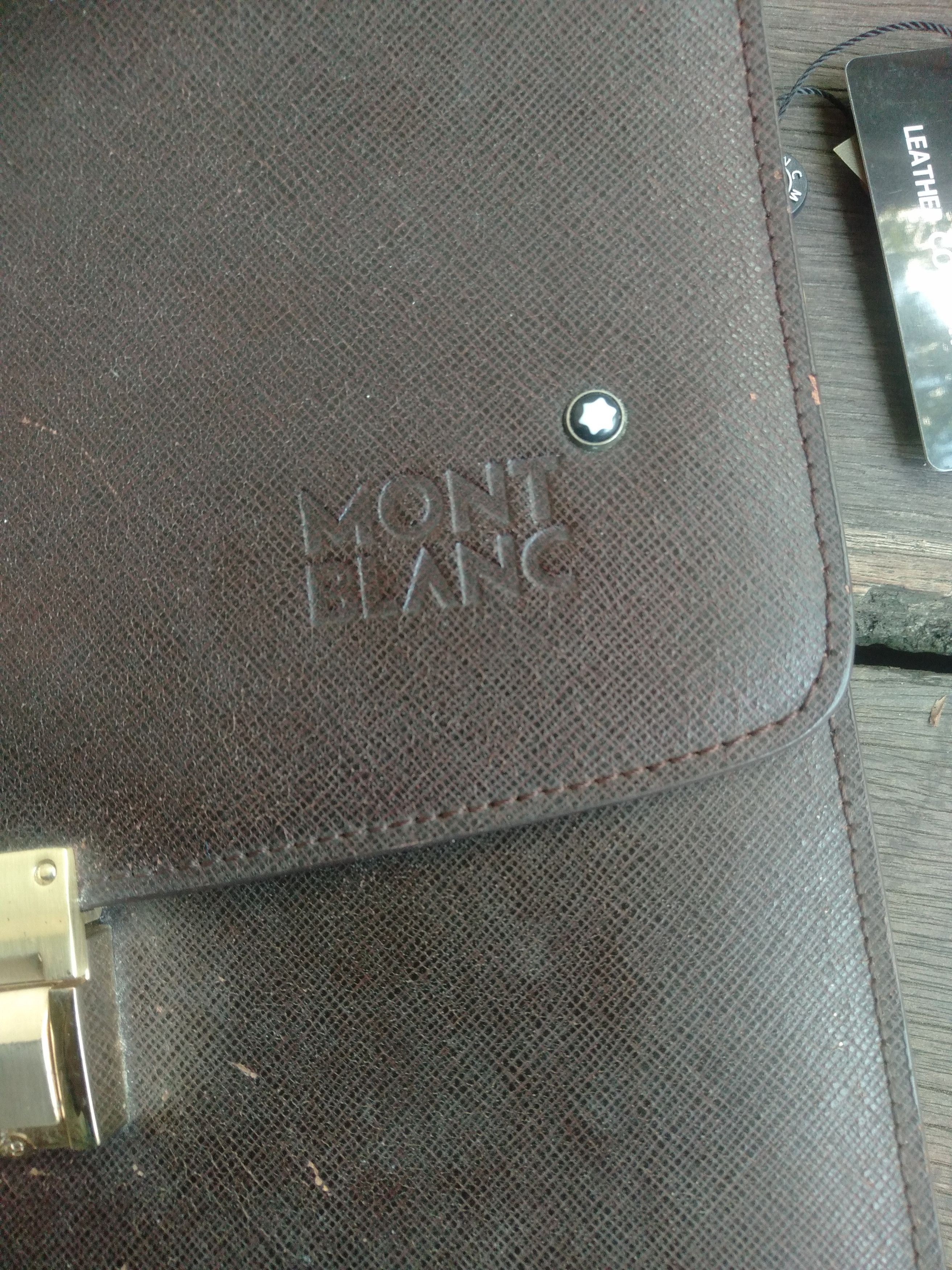 Montblanc Montblanc Men's shoulder bag in brown leather Size ONE SIZE - 11 Thumbnail